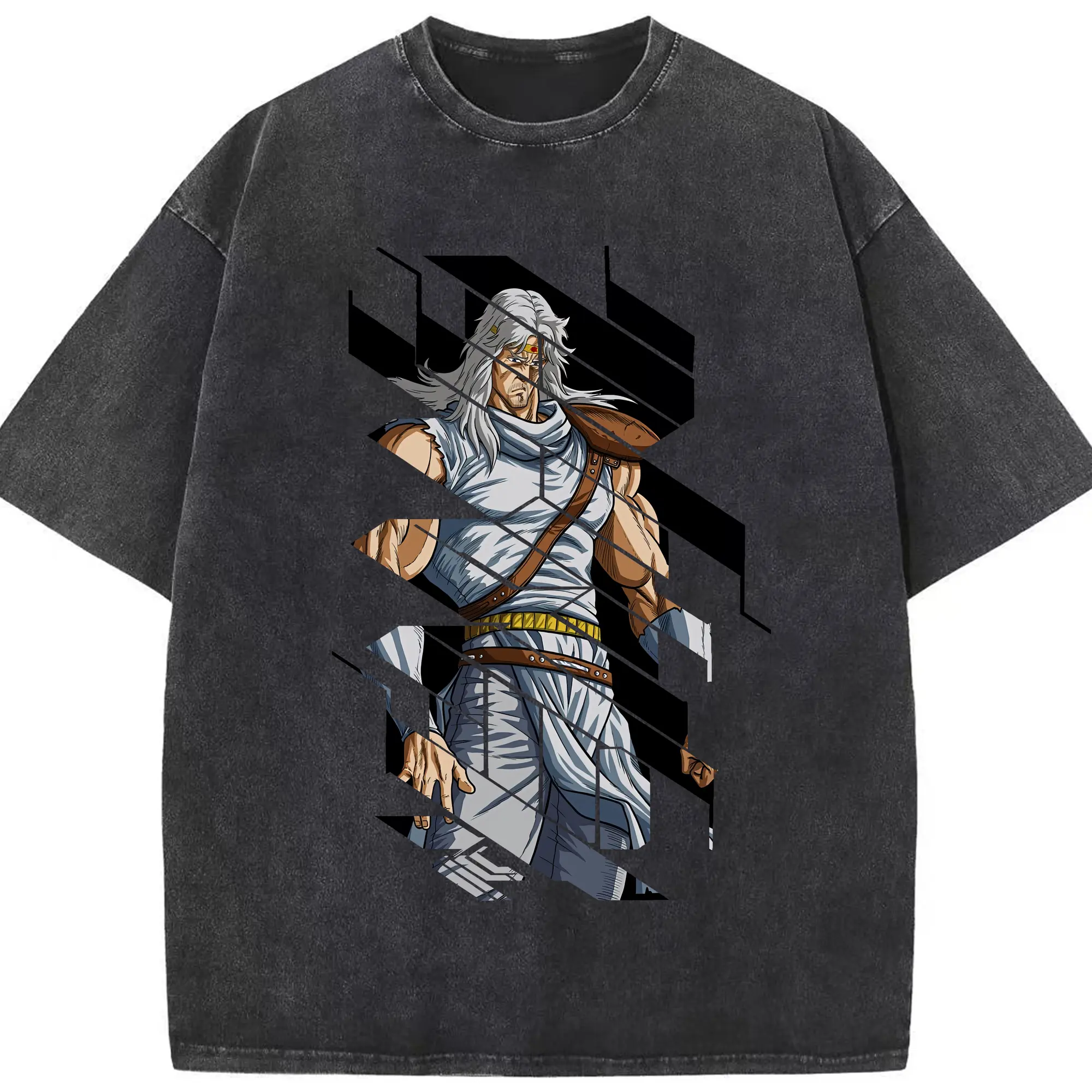 北斗の拳 グッズ,トキ - 綿100％ ヴィンテージ風 半袖Tシャツ ・ フロントプリント ・ 柔らか肌触り ・ 通気性 快適 ・ スポーツ カジュアル 外出用