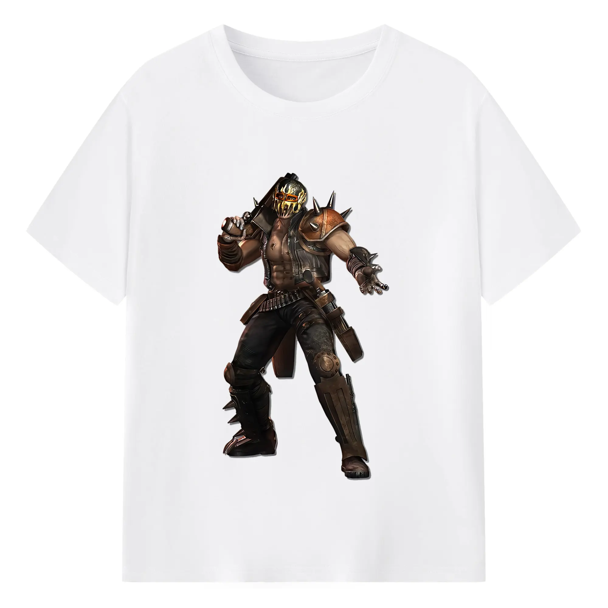 北斗の拳 グッズ,ジャギ - 綿100％ 半袖Tシャツ ・ フロントプリント ・ 快適 通気性 ・ 日常使い 散歩 スポーツ用