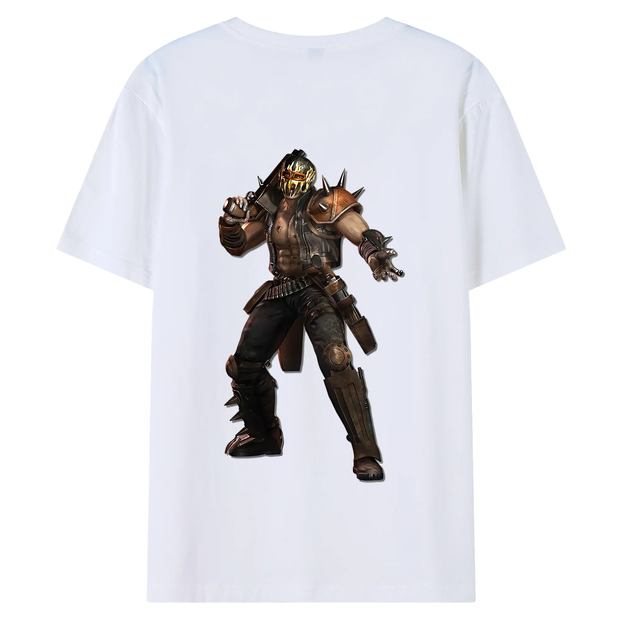 北斗の拳 グッズ,ジャギ - 綿100％ 半袖Tシャツ ・ バックプリント ・ 快適 通気性 ・ 日常使い 散歩 スポーツ用