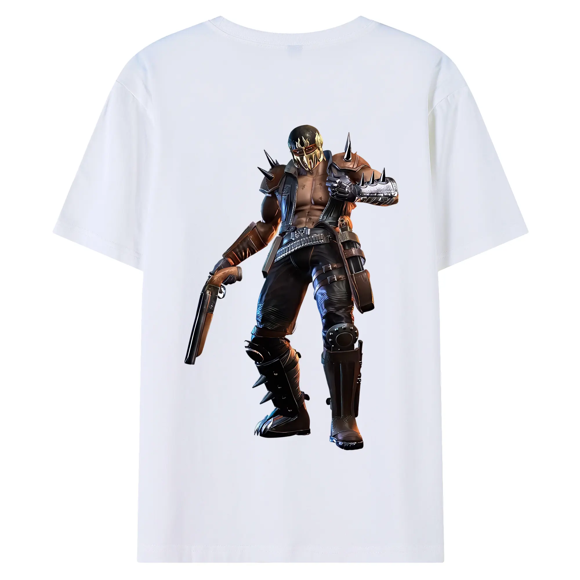 北斗の拳 グッズ,ジャギ - 綿100％ 半袖Tシャツ ・ バックプリント ・ 快適 通気性 ・ 日常使い 散歩 スポーツ用