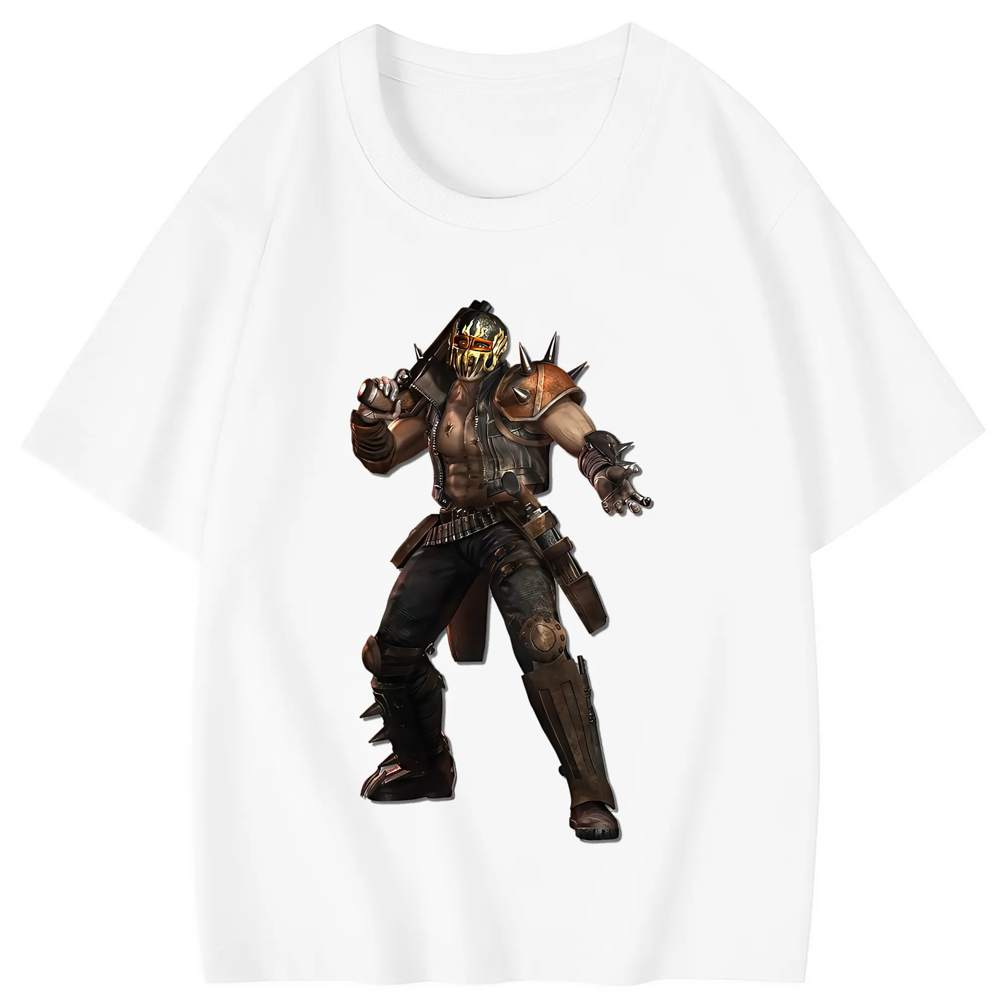 北斗の拳 グッズ,ジャギ - 綿100％ キッズTシャツ ・ フロントプリント ・ 快適 通気性 ・ スポーツ カジュアル 散歩用