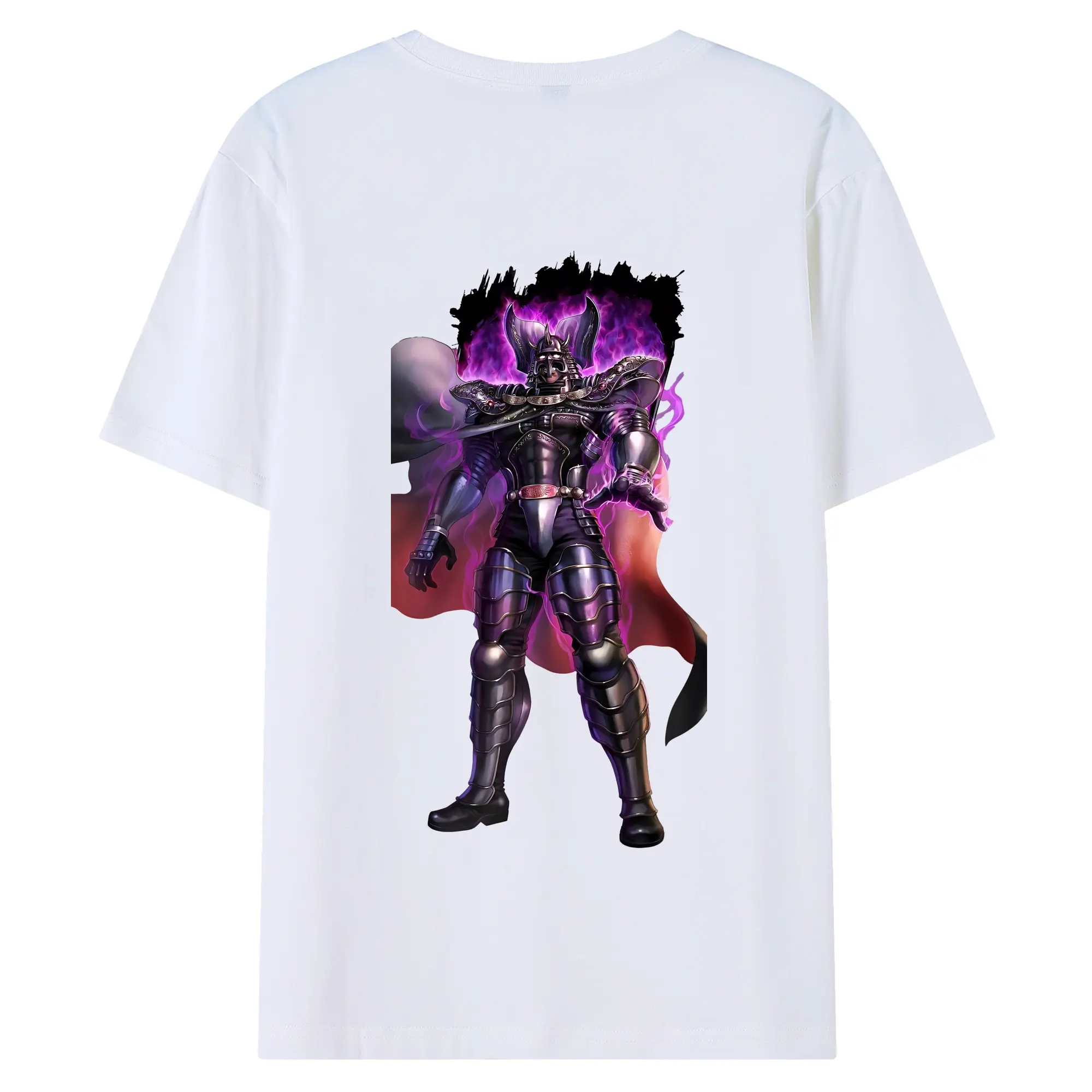 北斗の拳 グッズ,カイオウ - 綿100％ 半袖Tシャツ ・ バックプリント ・ 快適 通気性 ・ 日常使い 散歩 スポーツ用