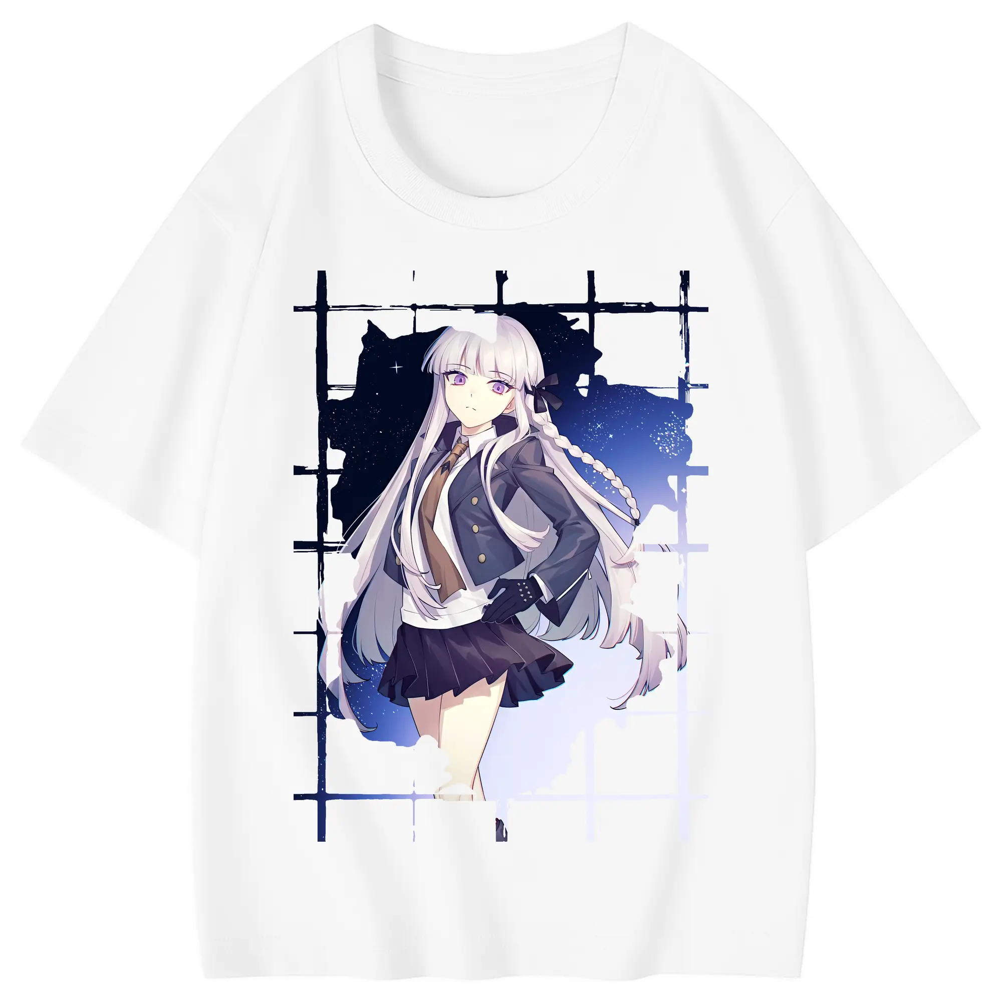 ダンガンロンパ グッズ,霧切響子 - 綿100％ キッズTシャツ ・ フロントプリント ・ 快適 通気性 ・ スポーツ カジュアル 散歩用
