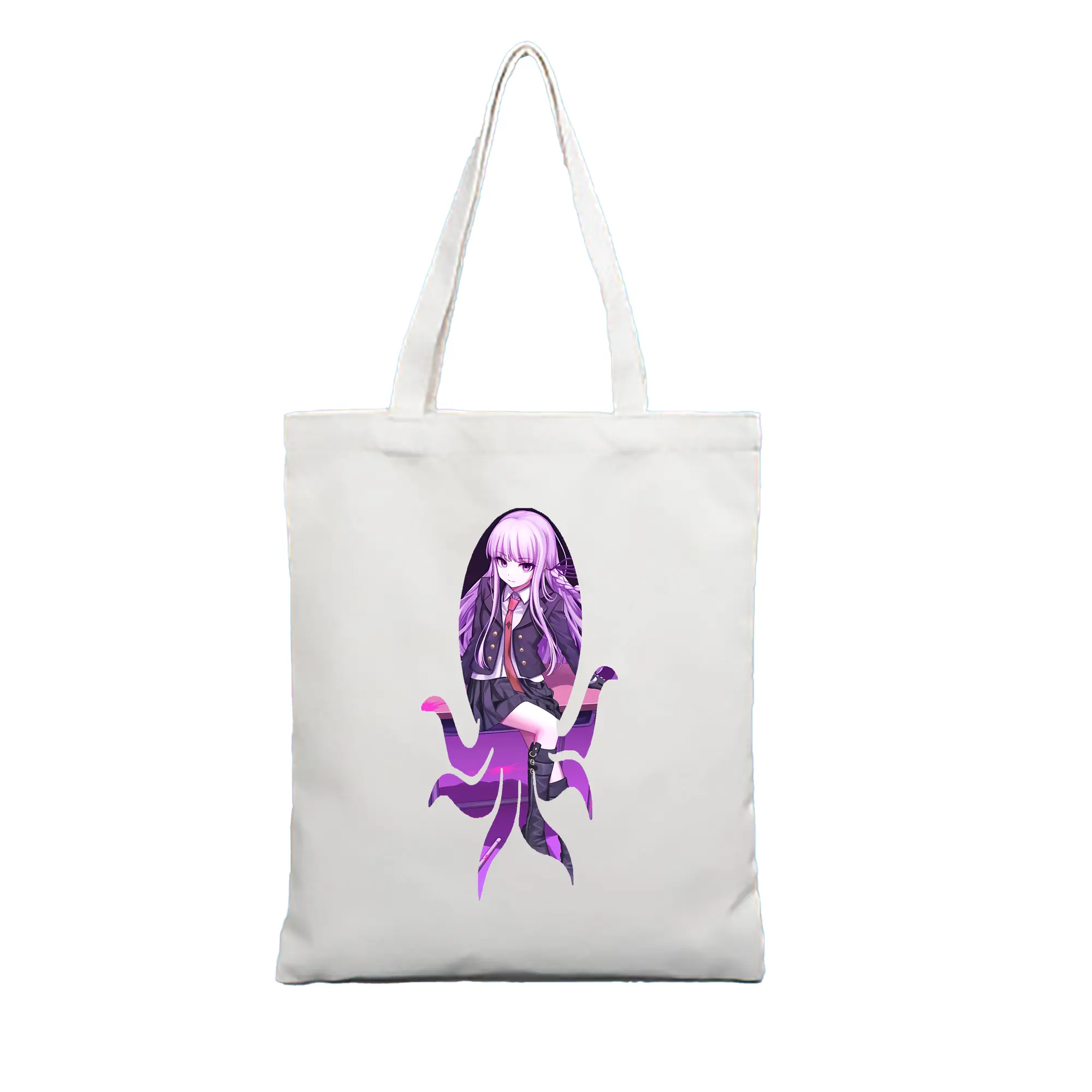 ダンガンロンパ グッズ,霧切響子 - 縦型キャンバス手提げバッグ（トートバッグ） ・ キャンバス素材 ・ ショッピング用 ・ 軽量 丈夫 お手入れ簡単