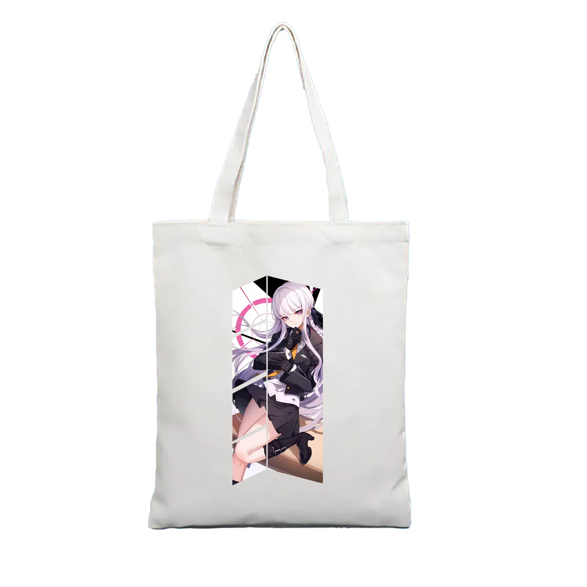 ダンガンロンパ グッズ,霧切響子 - 縦型キャンバス手提げバッグ（トートバッグ） ・ キャンバス素材 ・ ショッピング用 ・ 軽量 丈夫 お手入れ簡単