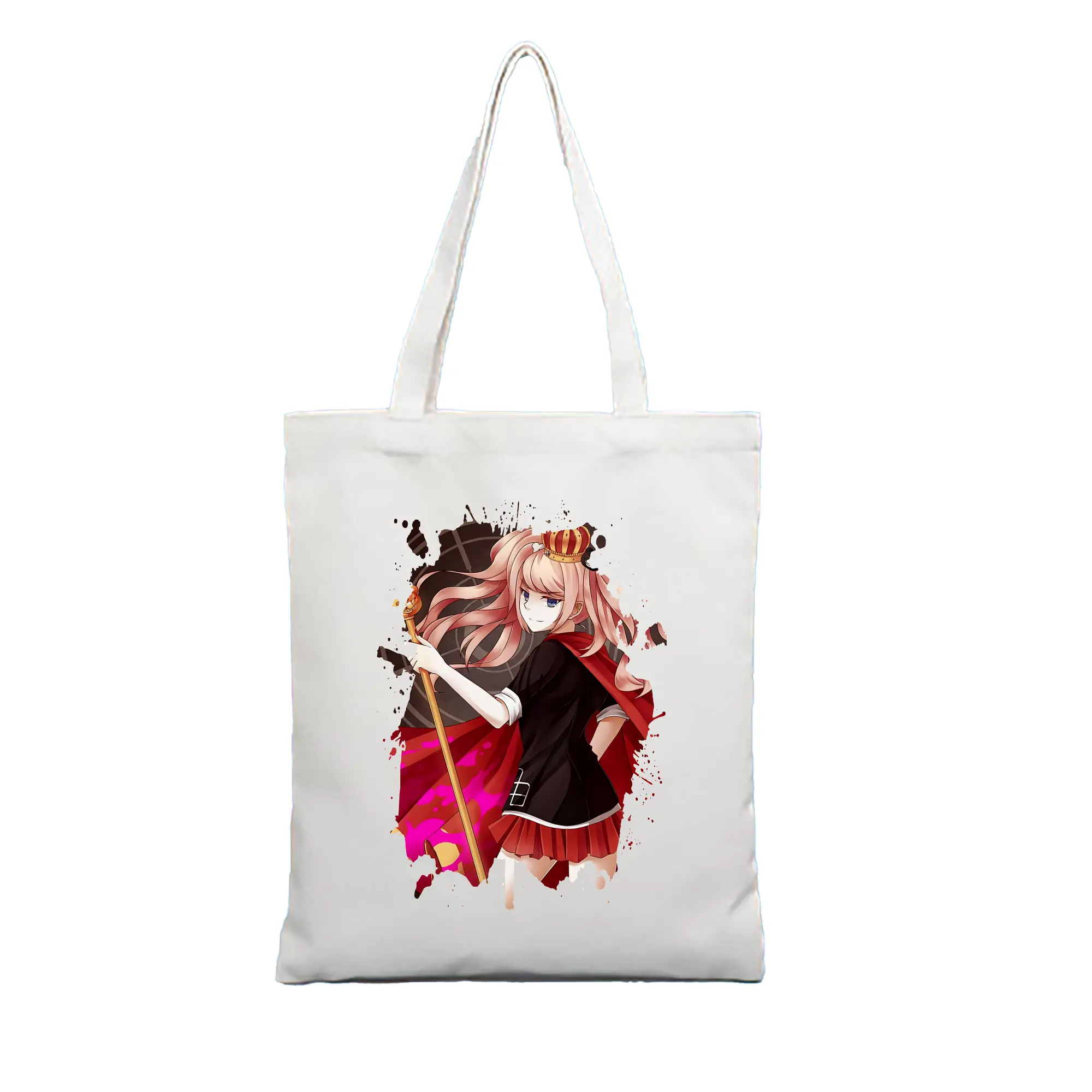 ダンガンロンパ グッズ,江ノ島盾子 - 縦型キャンバス手提げバッグ（トートバッグ） ・ キャンバス素材 ・ ショッピング用 ・ 軽量 丈夫 お手入れ簡単