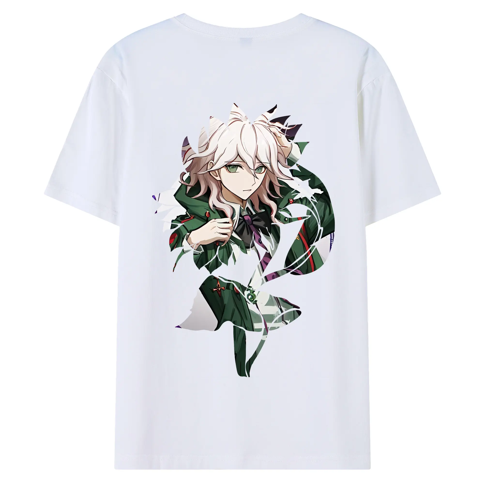 ダンガンロンパ グッズ,狛枝凪斗 - 綿100％ 半袖Tシャツ ・ バックプリント ・ 快適 通気性 ・ 日常使い 散歩 スポーツ用
