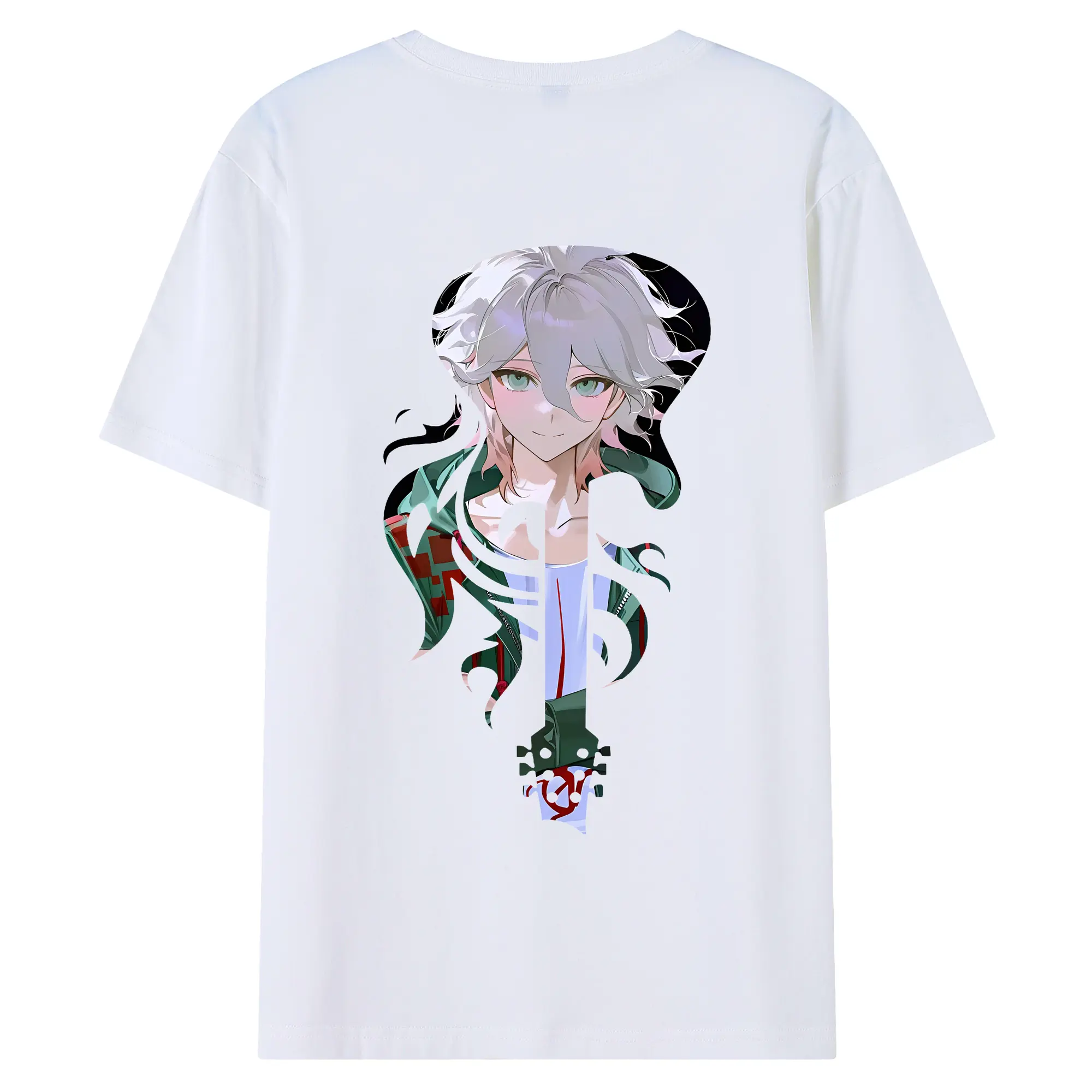 ダンガンロンパ グッズ,狛枝凪斗 - 綿100％ 半袖Tシャツ ・ バックプリント ・ 快適 通気性 ・ 日常使い 散歩 スポーツ用