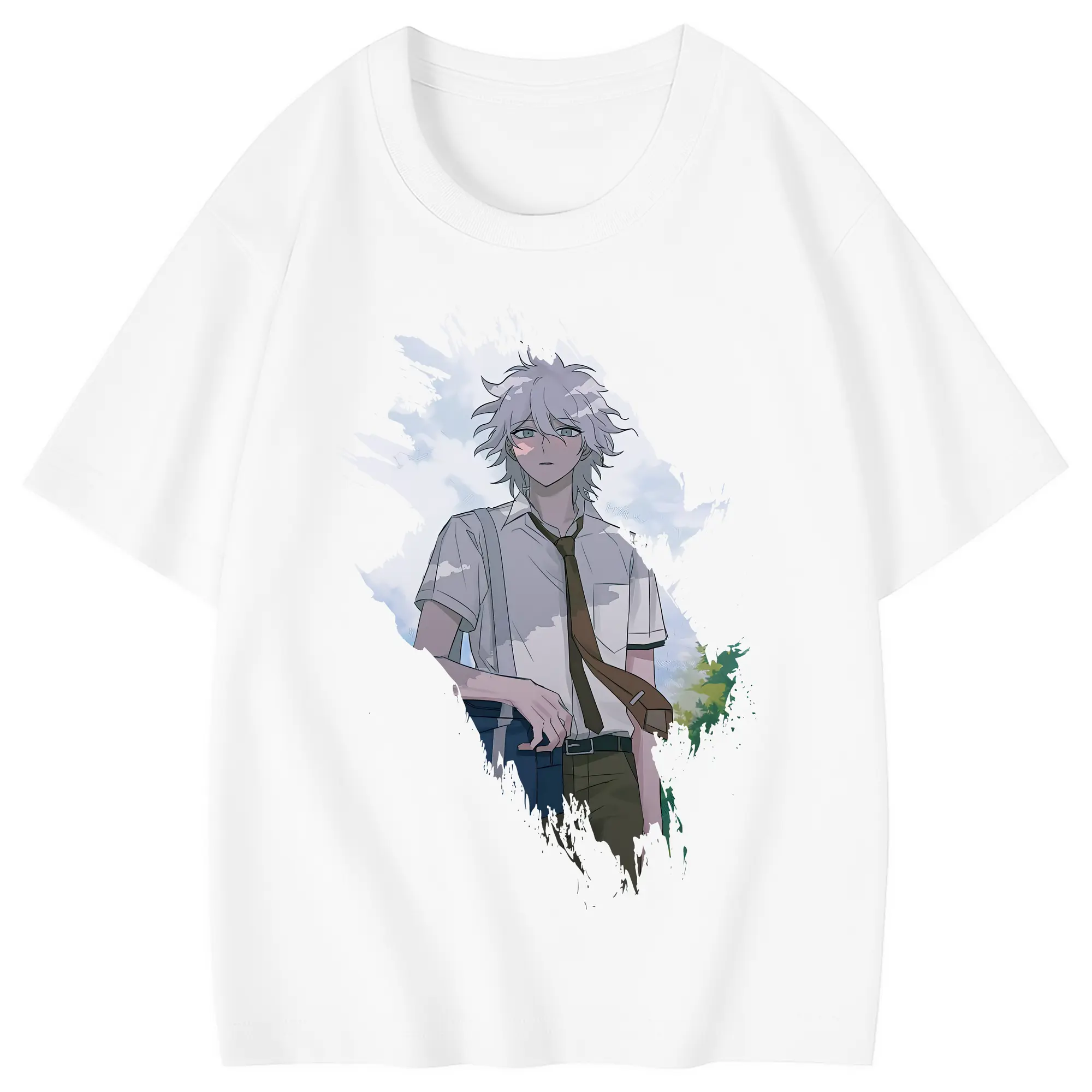 ダンガンロンパ グッズ,狛枝凪斗 - 綿100％ キッズTシャツ ・ フロントプリント ・ 快適 通気性 ・ スポーツ カジュアル 散歩用