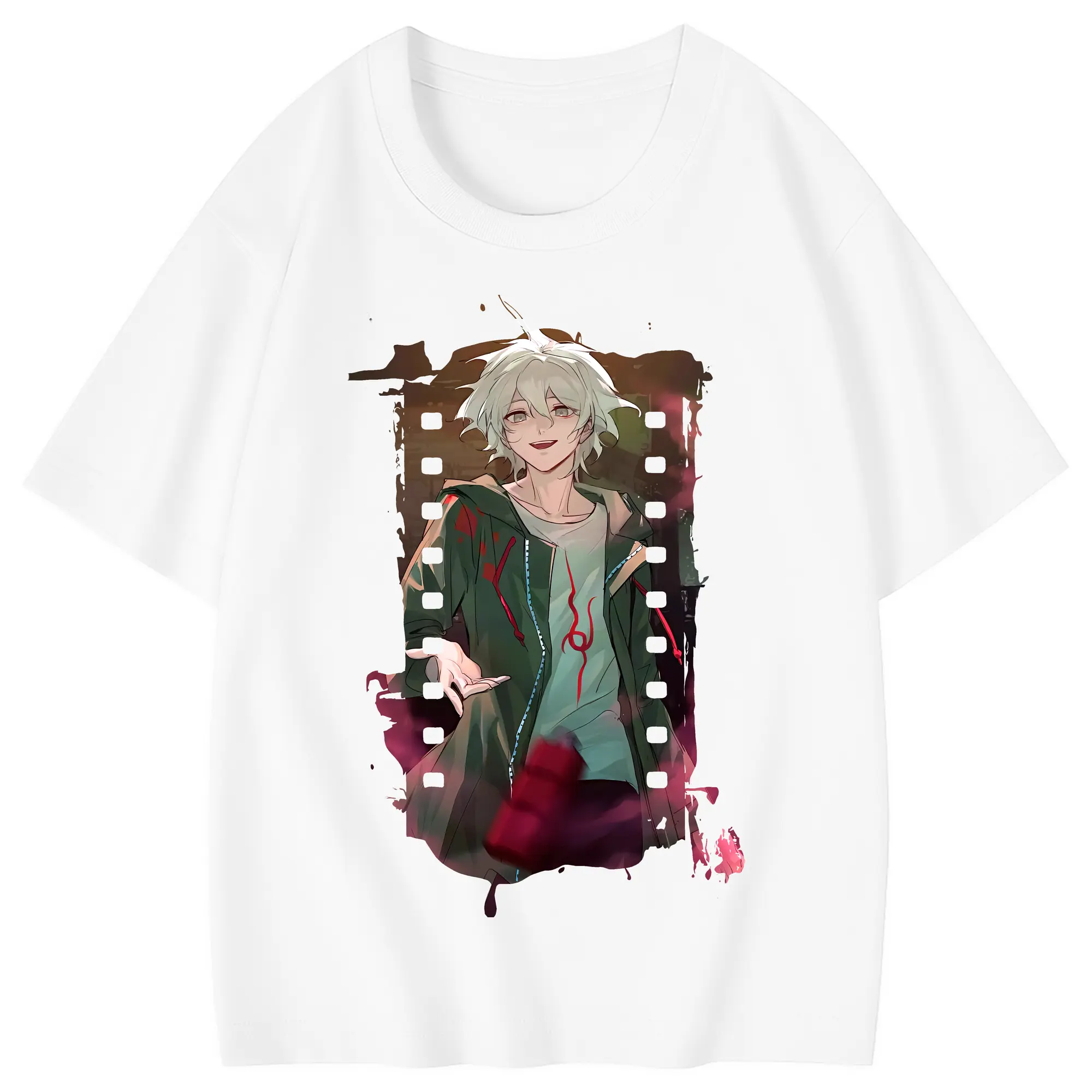 ダンガンロンパ グッズ,狛枝凪斗 - 綿100％ キッズTシャツ ・ フロントプリント ・ 快適 通気性 ・ スポーツ カジュアル 散歩用