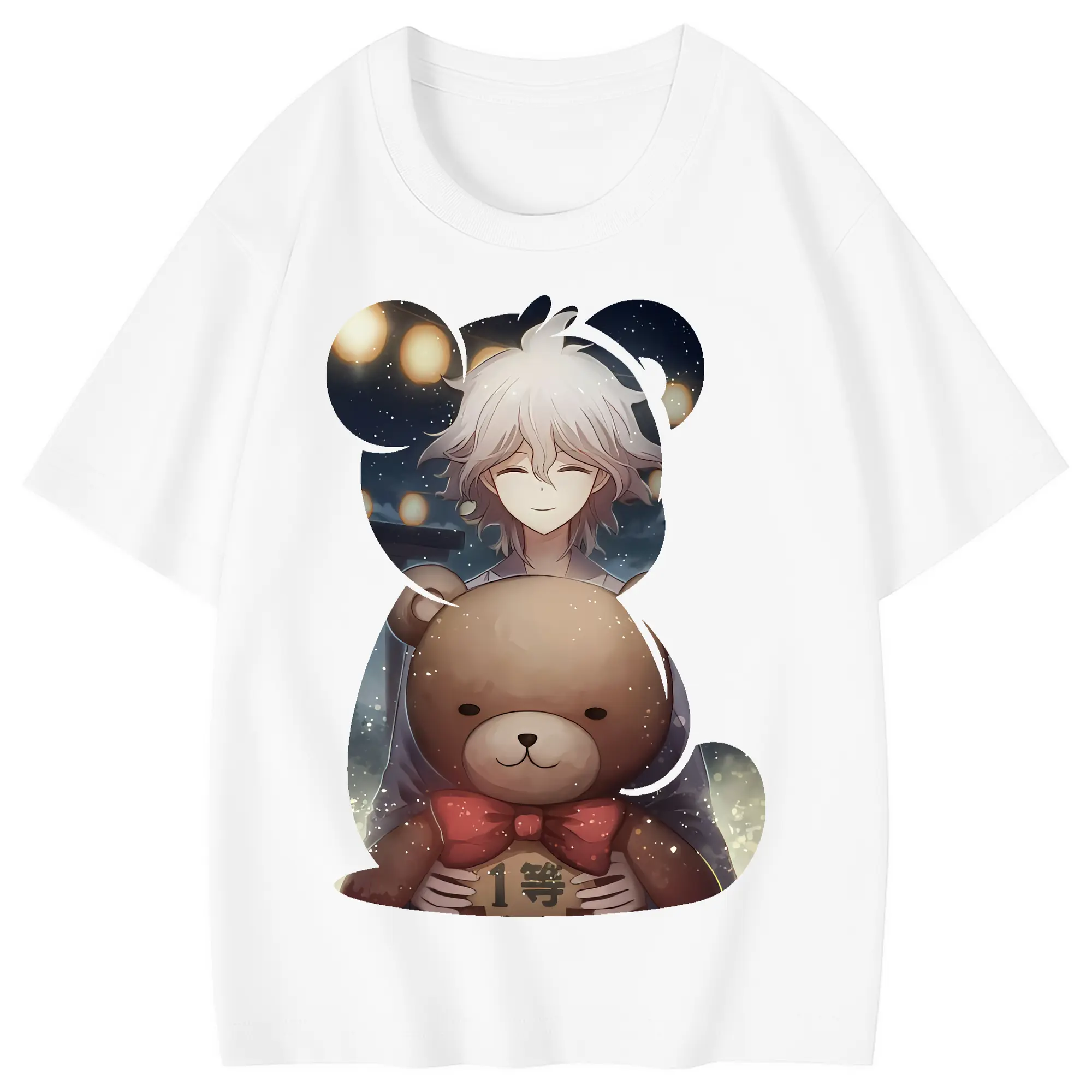ダンガンロンパ グッズ,狛枝凪斗 - 綿100％ キッズTシャツ ・ フロントプリント ・ 快適 通気性 ・ スポーツ カジュアル 散歩用
