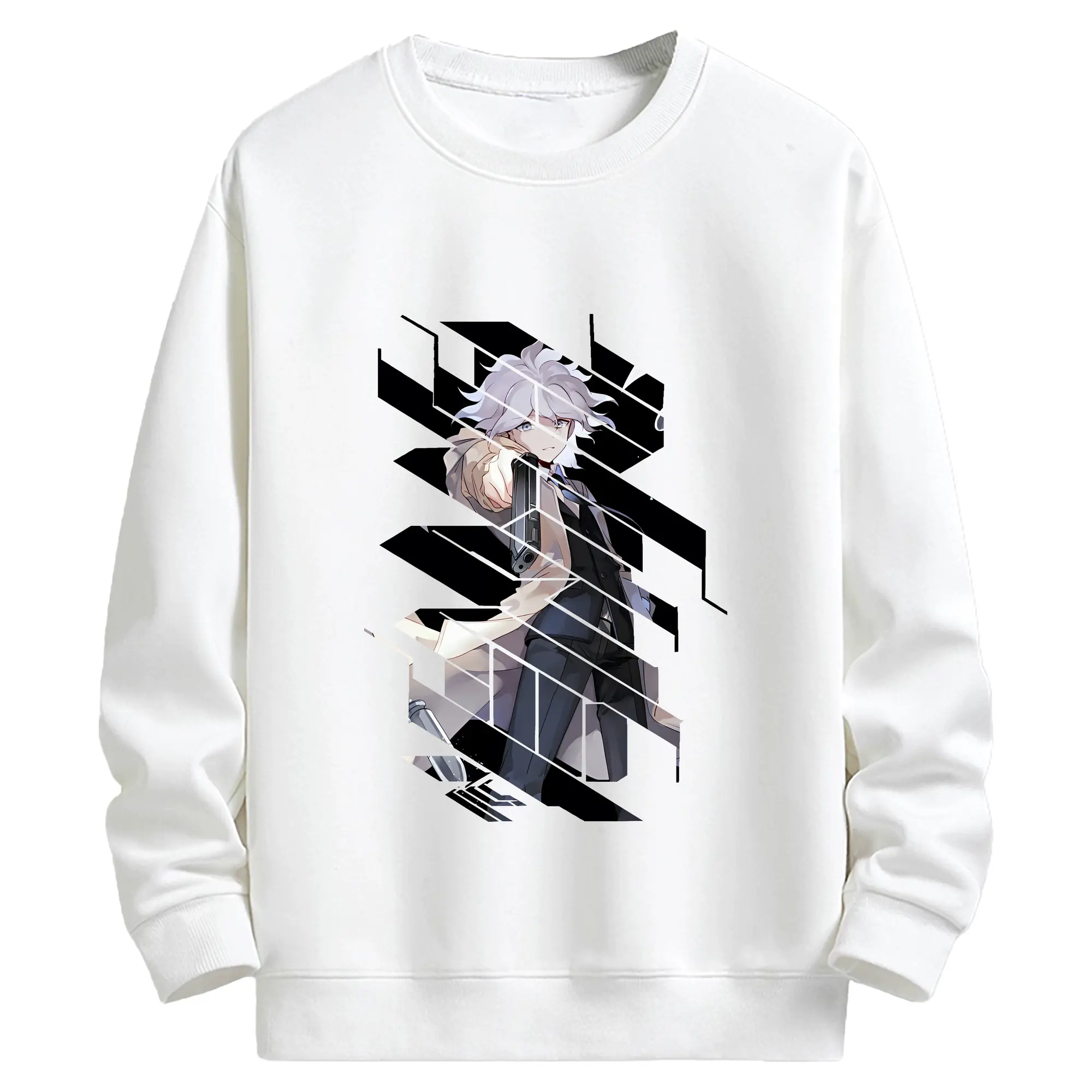 ダンガンロンパ グッズ,狛枝凪斗 - キッズ クルーネックスウェットシャツ ・ フロントプリント ・ 綿80％ ポリエステル20％ ・ 快適 通学 スポーツ 日常使い お散歩用