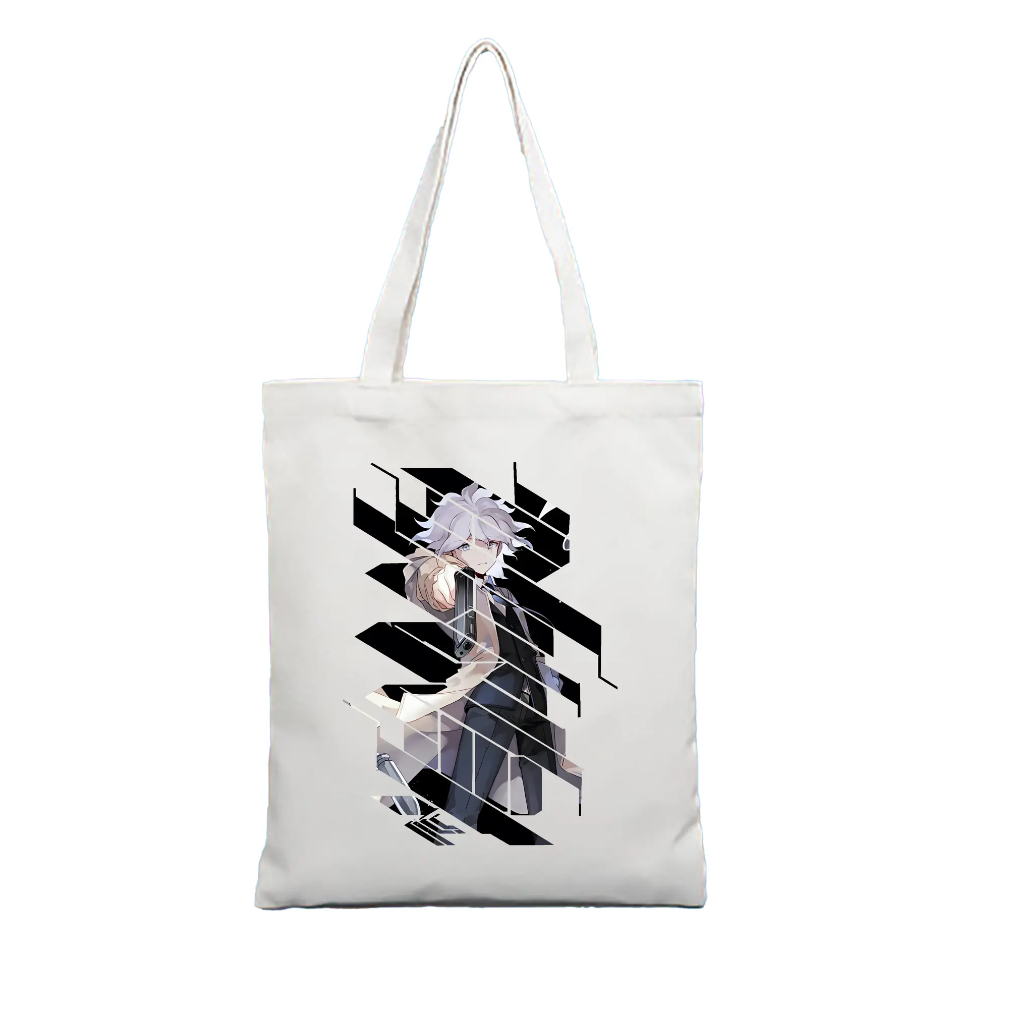 ダンガンロンパ グッズ,狛枝凪斗 - 縦型キャンバス手提げバッグ（トートバッグ） ・ キャンバス素材 ・ ショッピング用 ・ 軽量 丈夫 お手入れ簡単
