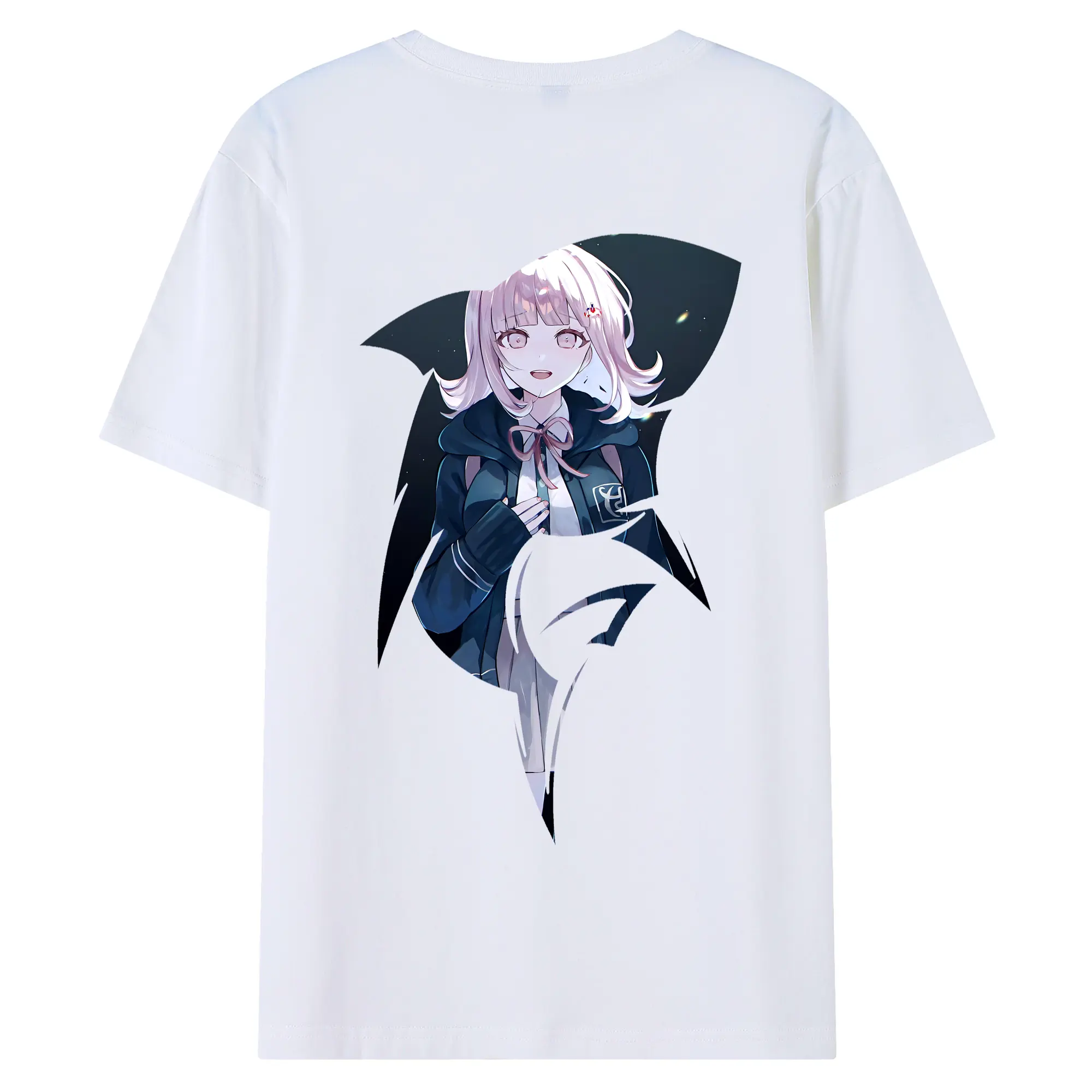 ダンガンロンパ グッズ,七海千秋 - 綿100％ 半袖Tシャツ ・ バックプリント ・ 快適 通気性 ・ 日常使い 散歩 スポーツ用