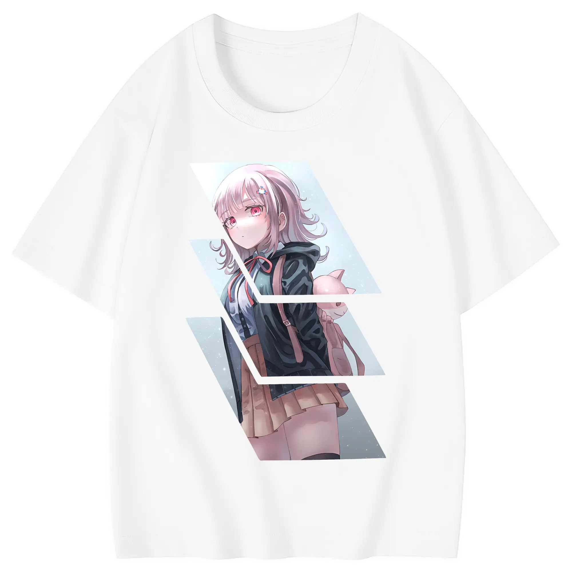 ダンガンロンパ グッズ,七海千秋 - 綿100％ キッズTシャツ ・ フロントプリント ・ 快適 通気性 ・ スポーツ カジュアル 散歩用