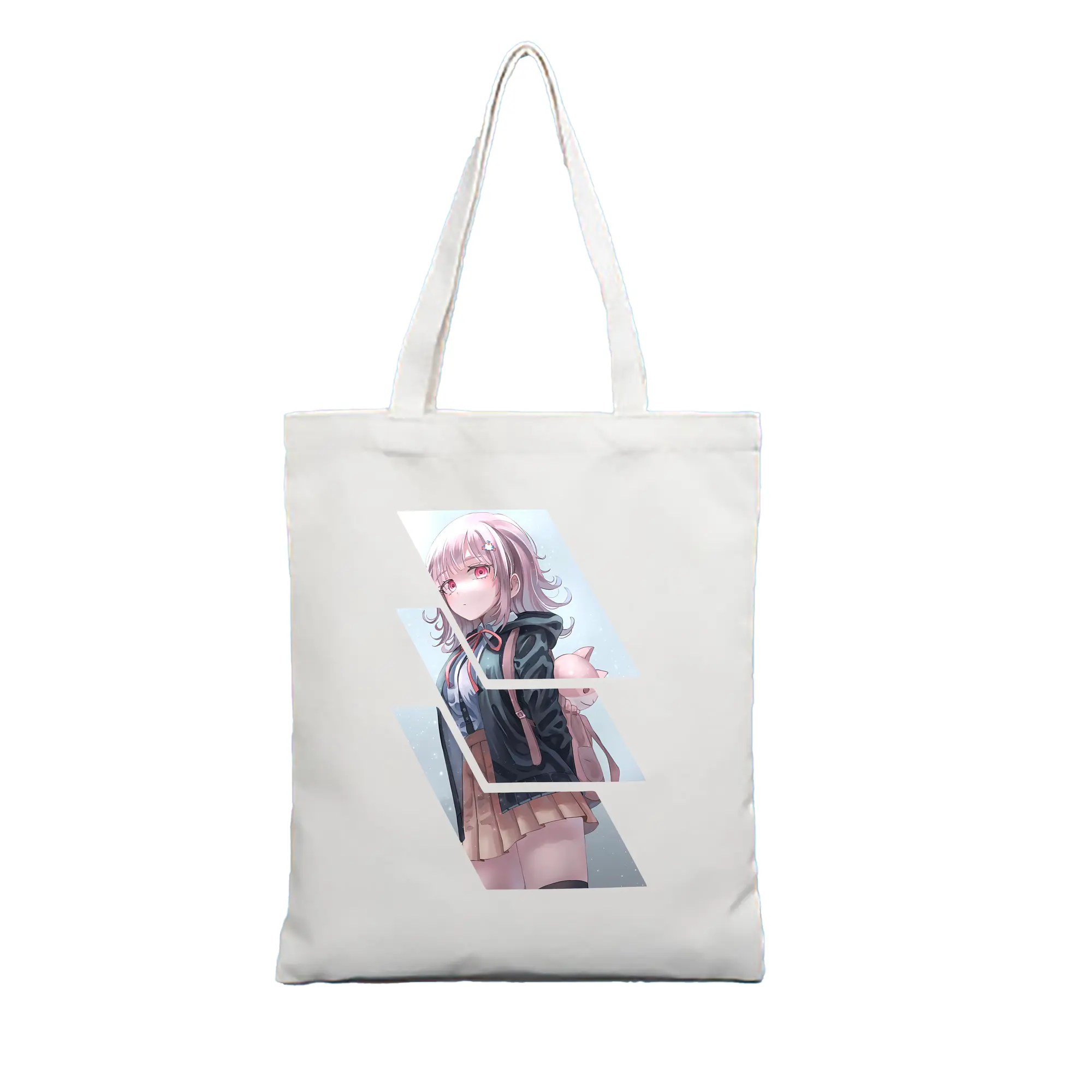 ダンガンロンパ グッズ,七海千秋 - 縦型キャンバス手提げバッグ（トートバッグ） ・ キャンバス素材 ・ ショッピング用 ・ 軽量 丈夫 お手入れ簡単