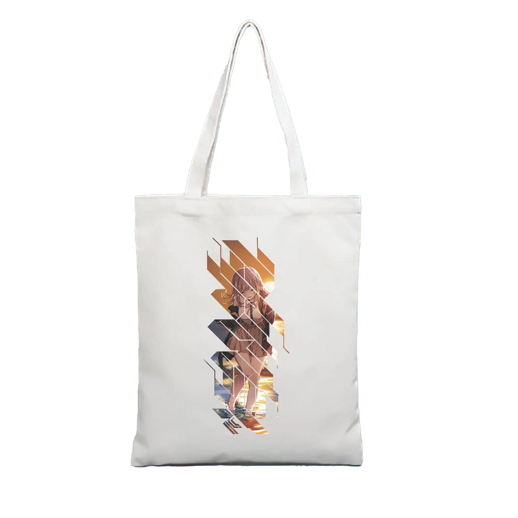 ダンガンロンパ グッズ,七海千秋 - 縦型キャンバス手提げバッグ（トートバッグ） ・ キャンバス素材 ・ ショッピング用 ・ 軽量 丈夫 お手入れ簡単