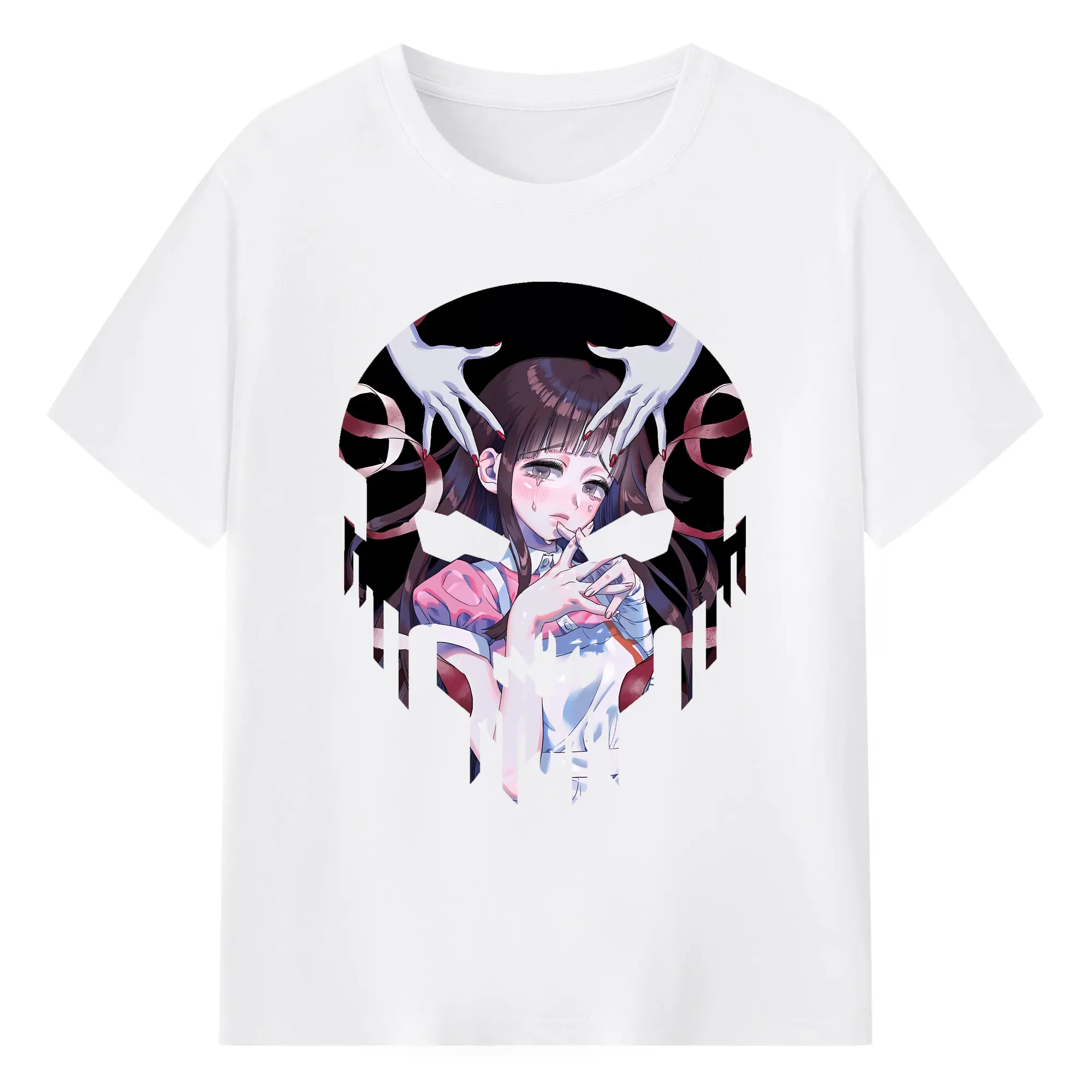 ダンガンロンパ グッズ,罪木蜜柑 - 綿100％ 半袖Tシャツ ・ フロントプリント ・ 快適 通気性 ・ 日常使い 散歩 スポーツ用