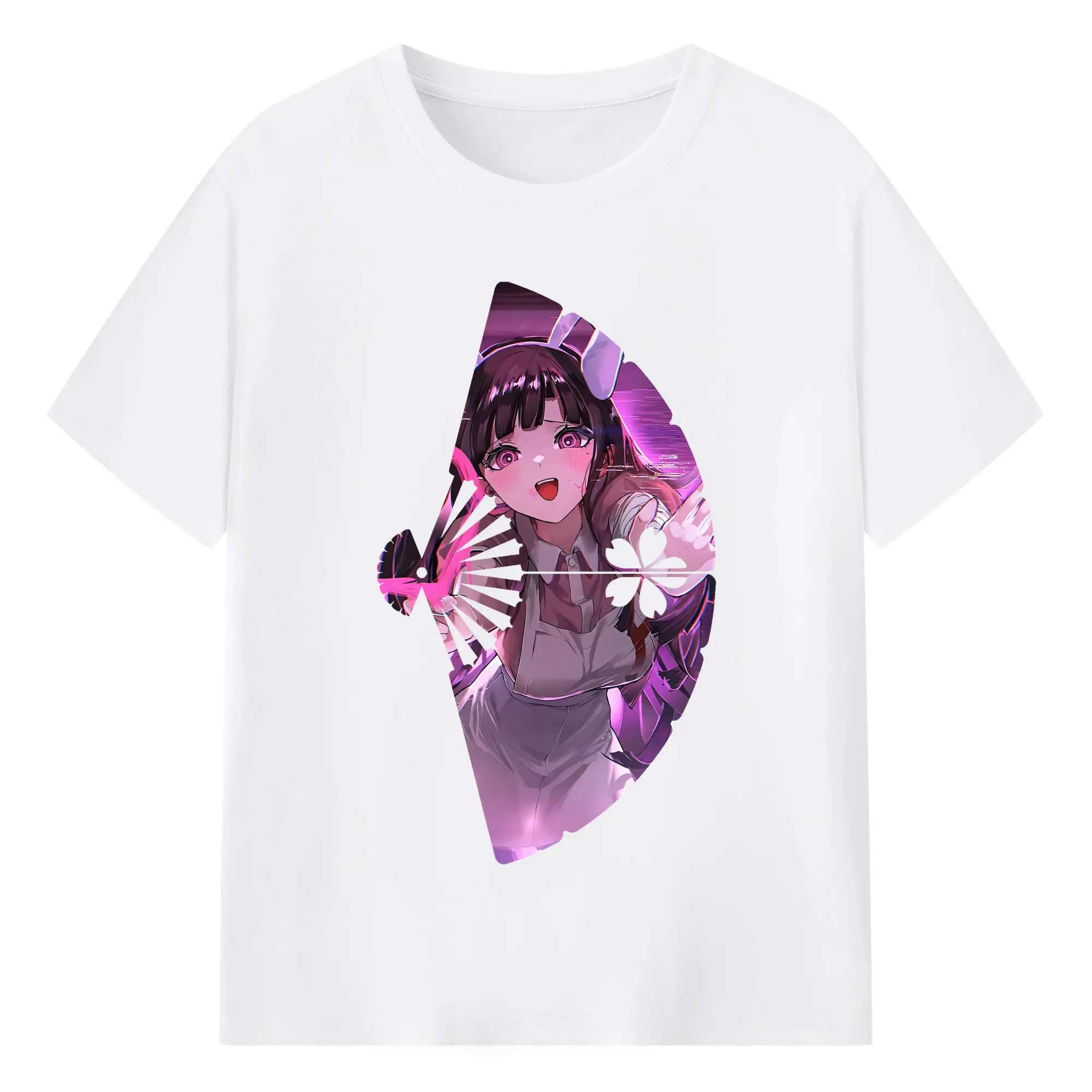 ダンガンロンパ グッズ,罪木蜜柑 - 綿100％ 半袖Tシャツ ・ フロントプリント ・ 快適 通気性 ・ 日常使い 散歩 スポーツ用