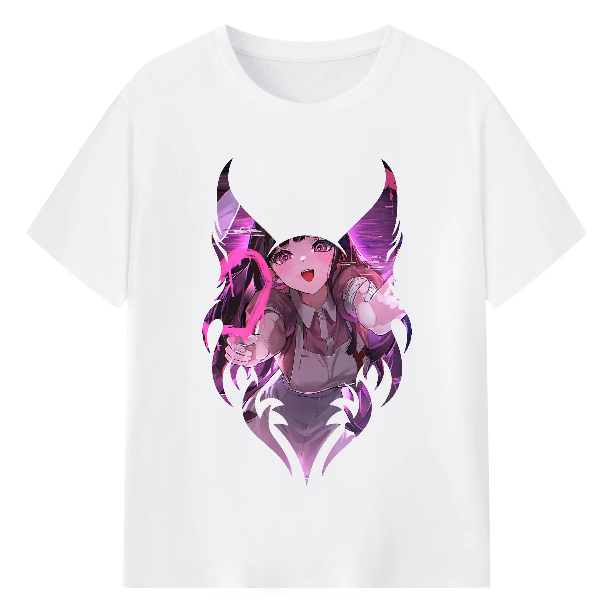 ダンガンロンパ グッズ,罪木蜜柑 - 綿100％ 半袖Tシャツ ・ フロントプリント ・ 快適 通気性 ・ 日常使い 散歩 スポーツ用