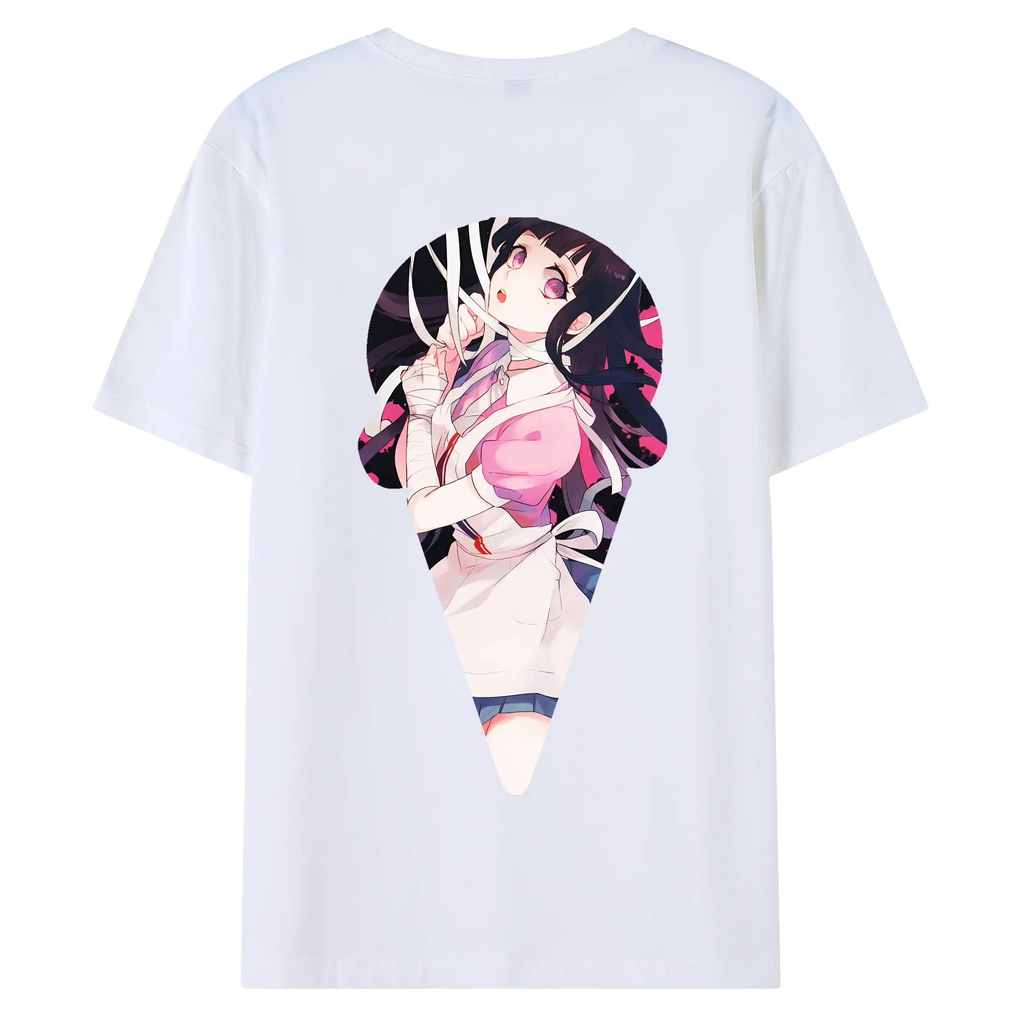 ダンガンロンパ グッズ,罪木蜜柑 - 綿100％ 半袖Tシャツ ・ バックプリント ・ 快適 通気性 ・ 日常使い 散歩 スポーツ用