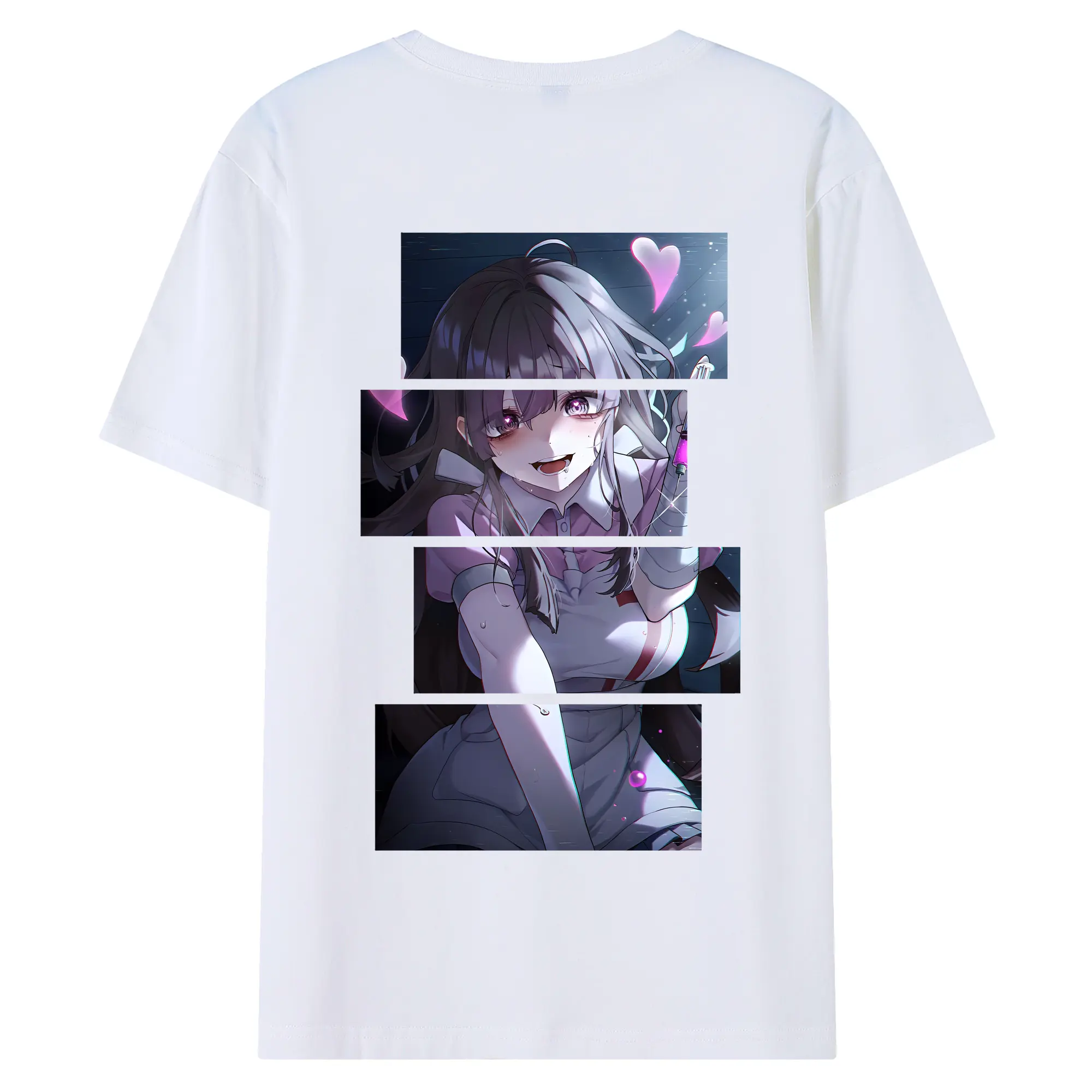 ダンガンロンパ グッズ,罪木蜜柑 - 綿100％ 半袖Tシャツ ・ バックプリント ・ 快適 通気性 ・ 日常使い 散歩 スポーツ用