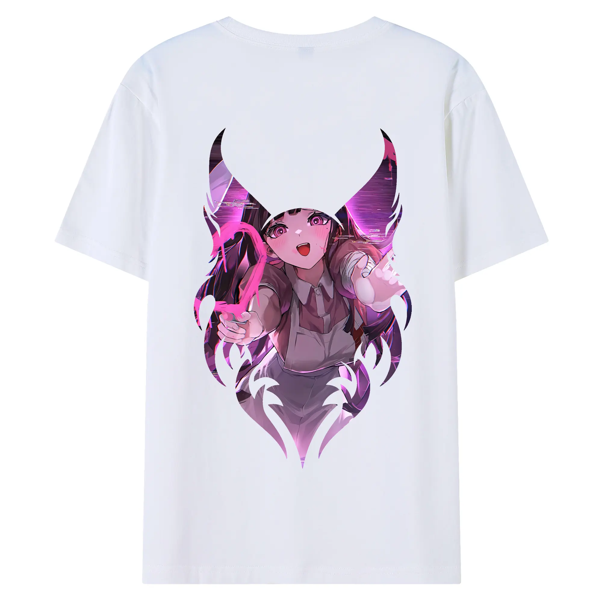 ダンガンロンパ グッズ,罪木蜜柑 - 綿100％ 半袖Tシャツ ・ バックプリント ・ 快適 通気性 ・ 日常使い 散歩 スポーツ用