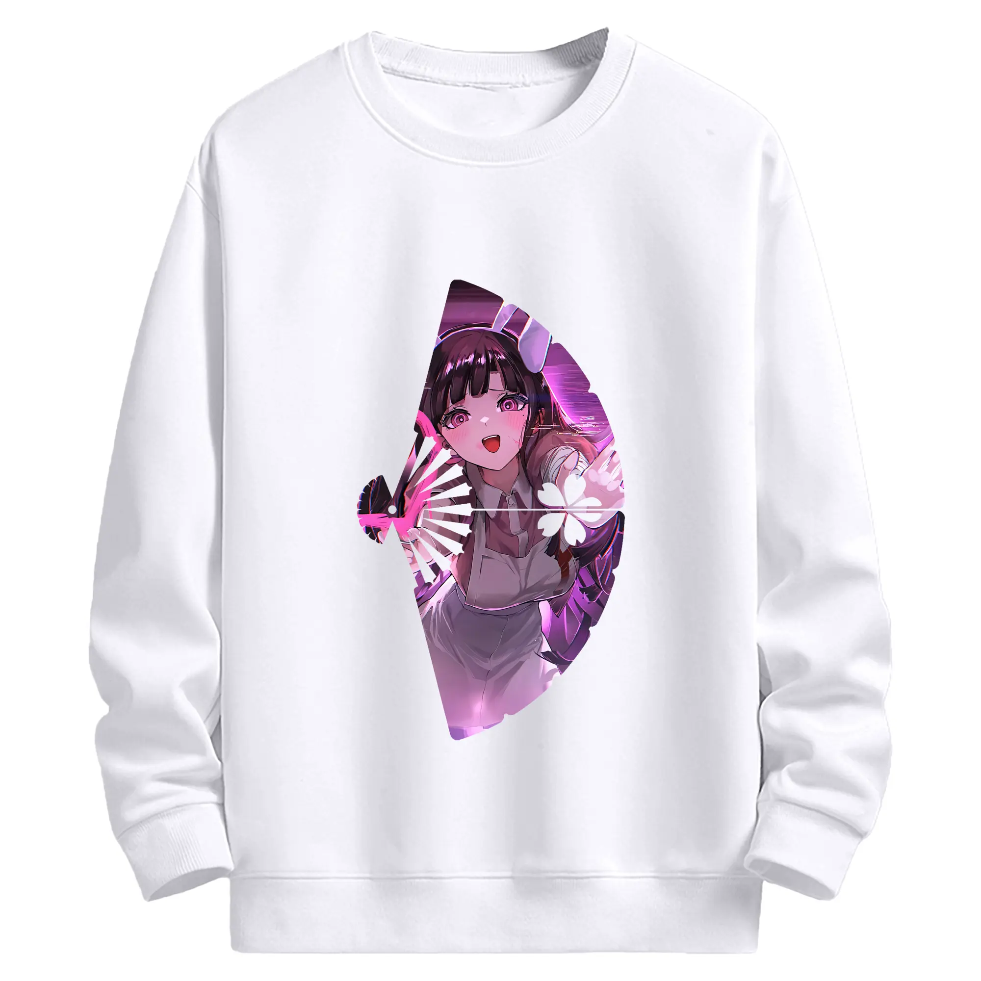 ダンガンロンパ グッズ,罪木蜜柑 - 高品質 クルーネック スウェット ・ コットン59％ ポリエステル41％ ・ ユニセックス 長袖 トレーナー ・ カジュアル デイリー スポーツ 散歩用