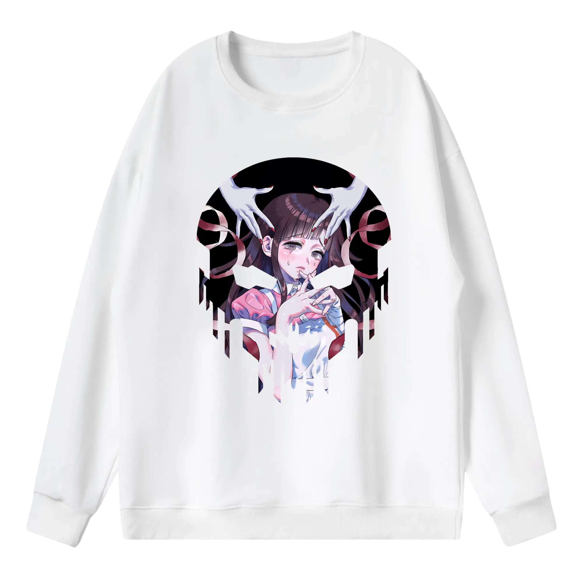 ダンガンロンパ グッズ,罪木蜜柑 - 薄手 クルーネック スウェット 裏毛260g · ポリエステル 春秋向け カジュアル 男女兼用 · トレーナー デイリー スポーツ 散歩に最適