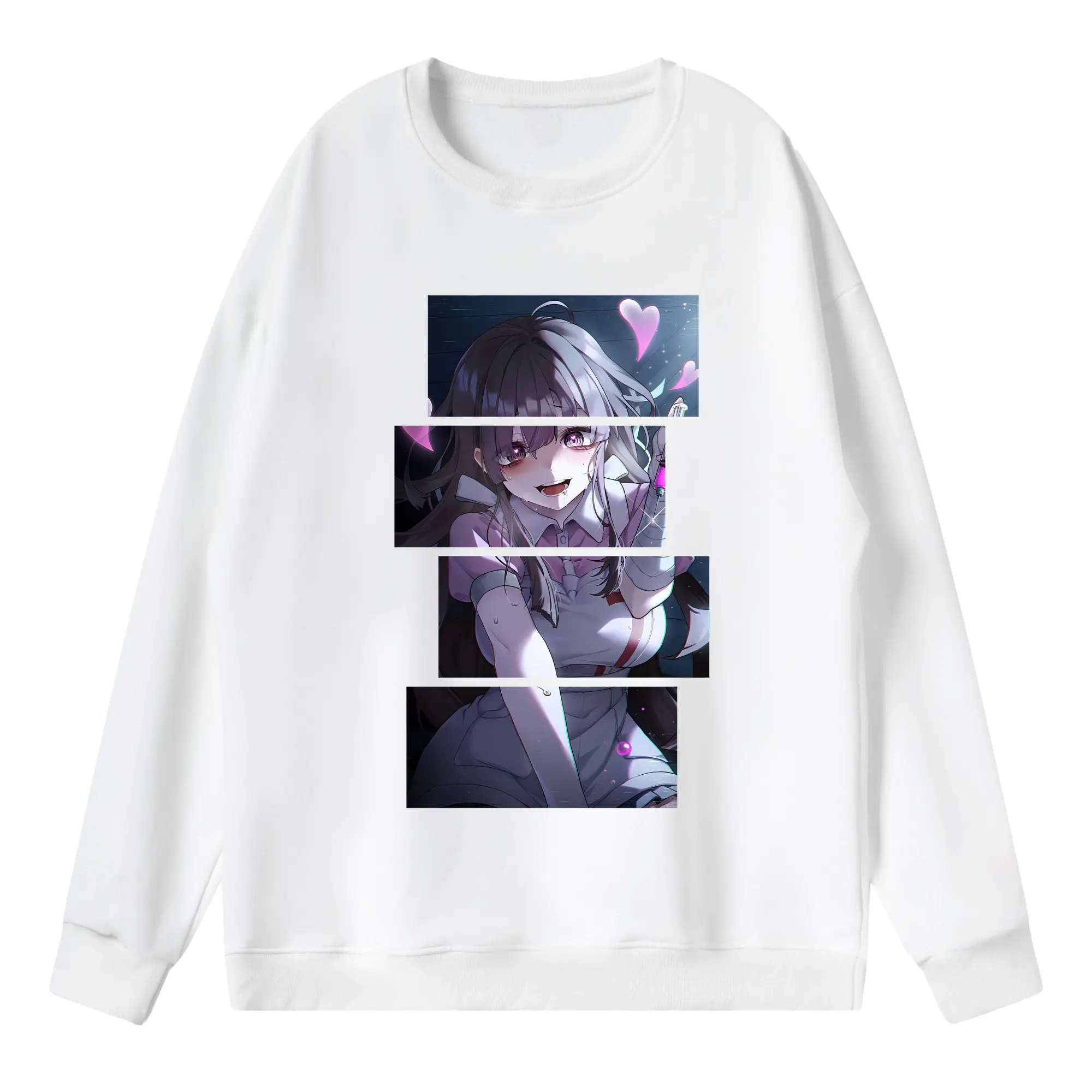 ダンガンロンパ グッズ,罪木蜜柑 - 薄手 クルーネック スウェット 裏毛260g · ポリエステル 春秋向け カジュアル 男女兼用 · トレーナー デイリー スポーツ 散歩に最適