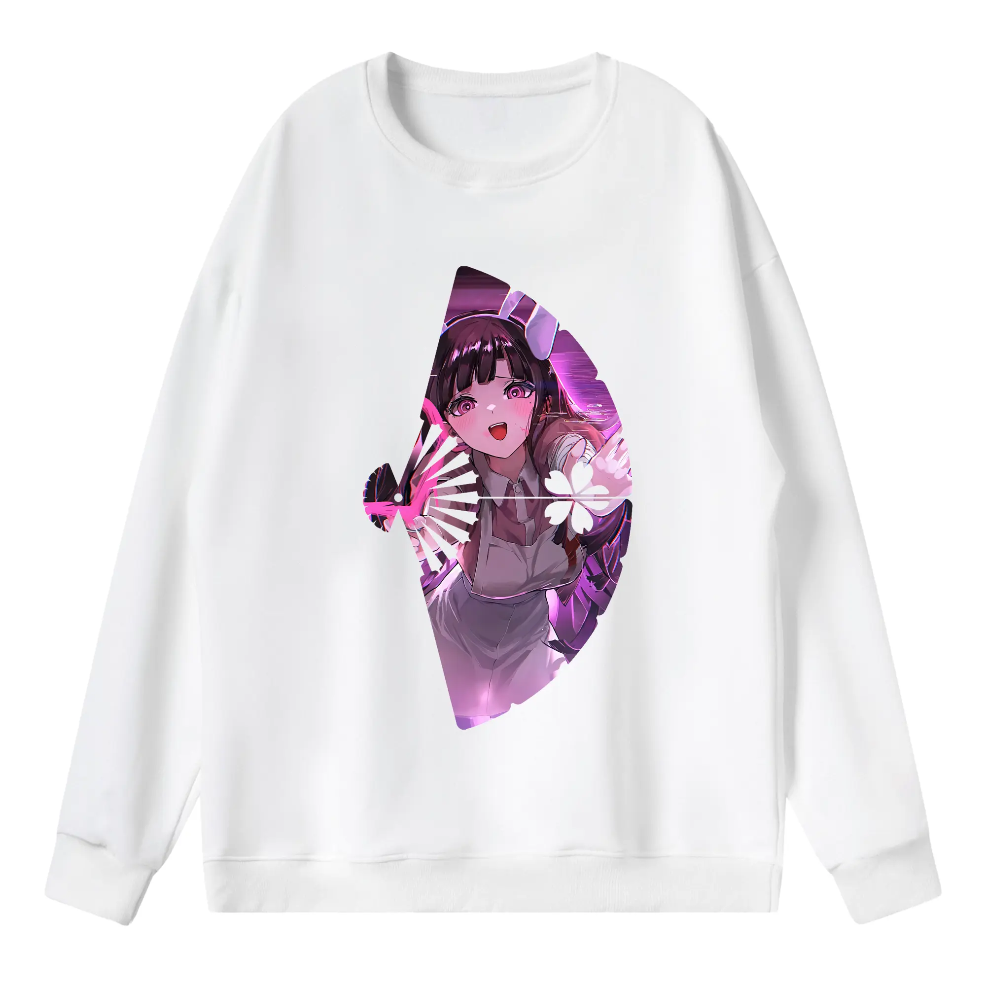 ダンガンロンパ グッズ,罪木蜜柑 - 薄手 クルーネック スウェット 裏毛260g · ポリエステル 春秋向け カジュアル 男女兼用 · トレーナー デイリー スポーツ 散歩に最適