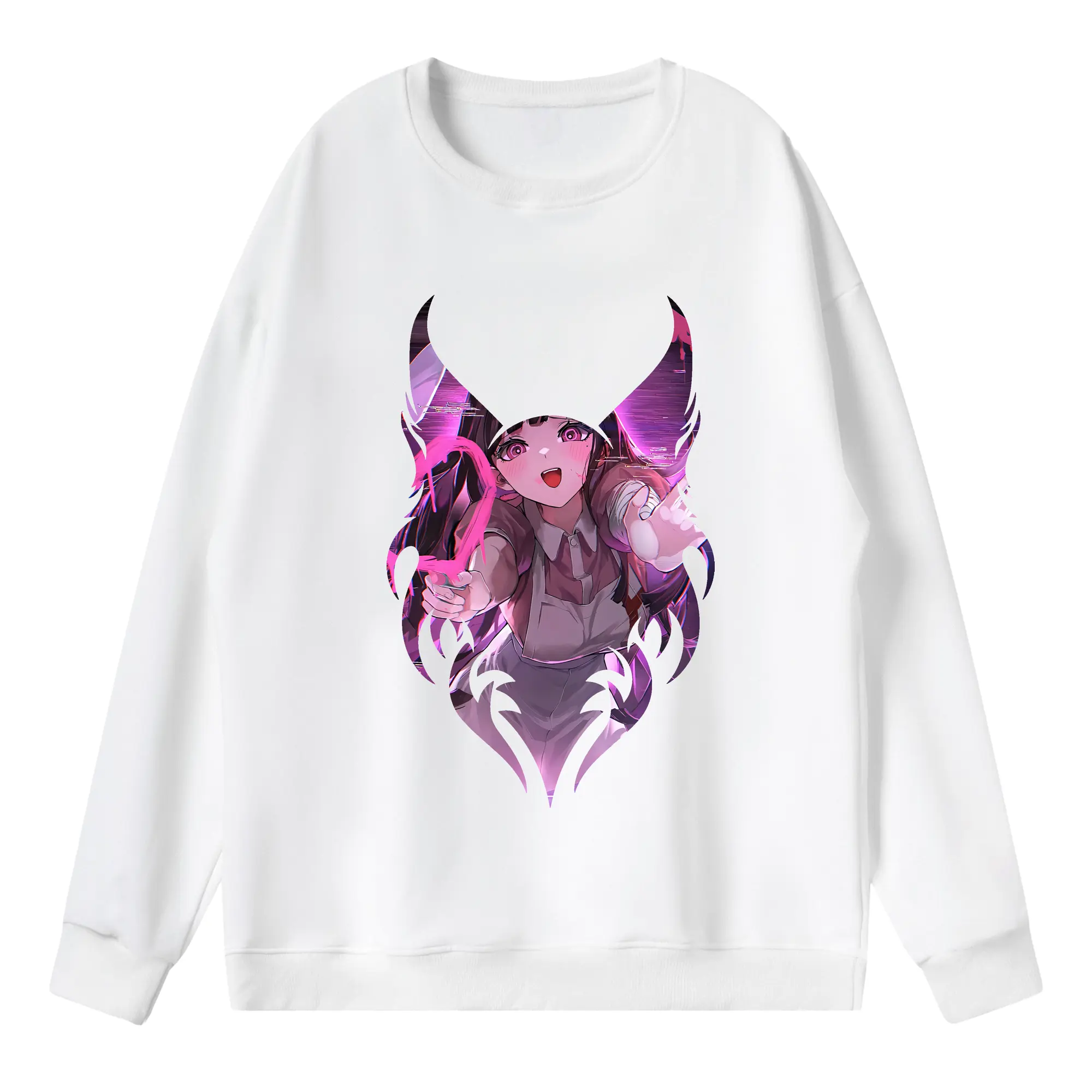 ダンガンロンパ グッズ,罪木蜜柑 - 薄手 クルーネック スウェット 裏毛260g · ポリエステル 春秋向け カジュアル 男女兼用 · トレーナー デイリー スポーツ 散歩に最適