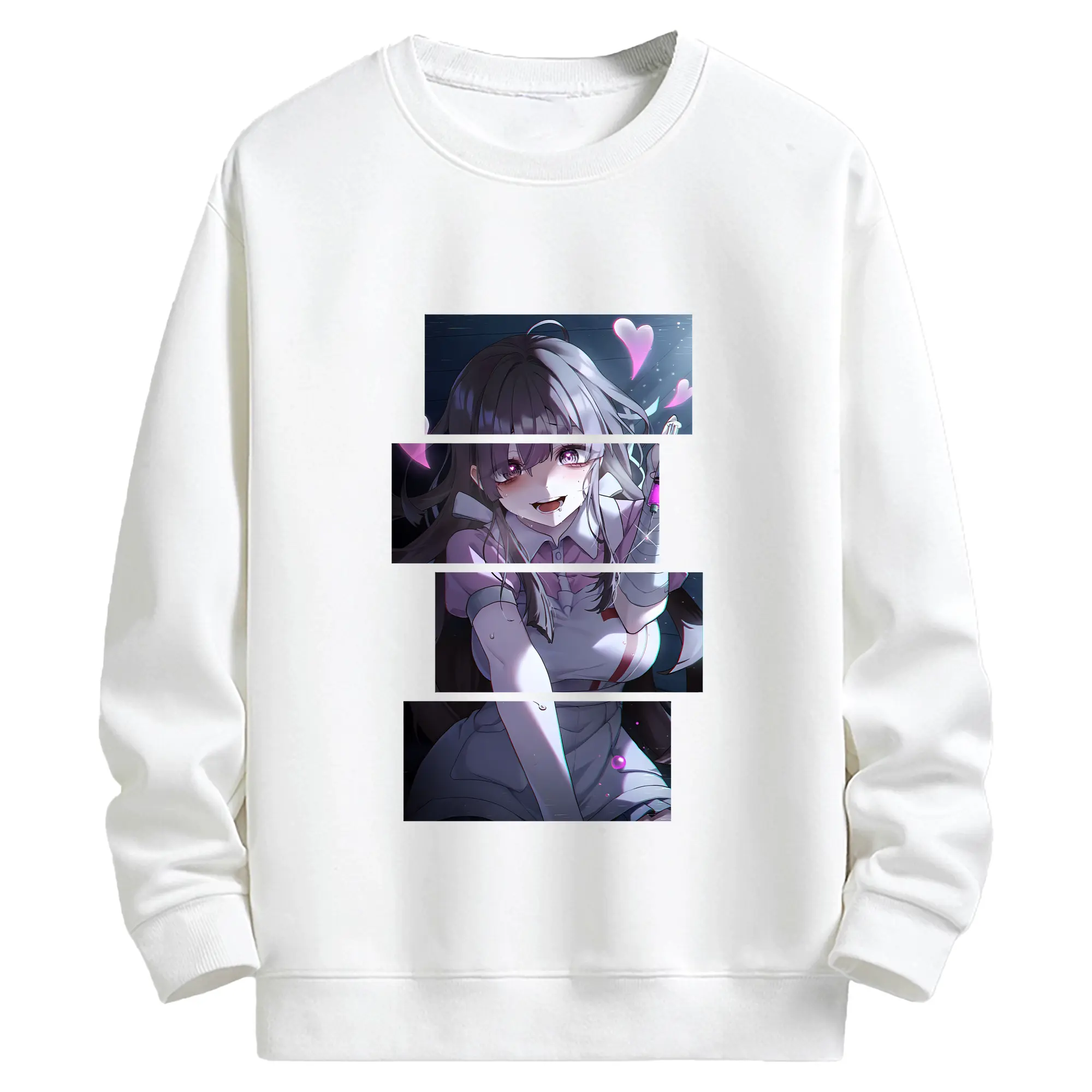 ダンガンロンパ グッズ,罪木蜜柑 - キッズ クルーネックスウェットシャツ ・ フロントプリント ・ 綿80％ ポリエステル20％ ・ 快適 通学 スポーツ 日常使い お散歩用