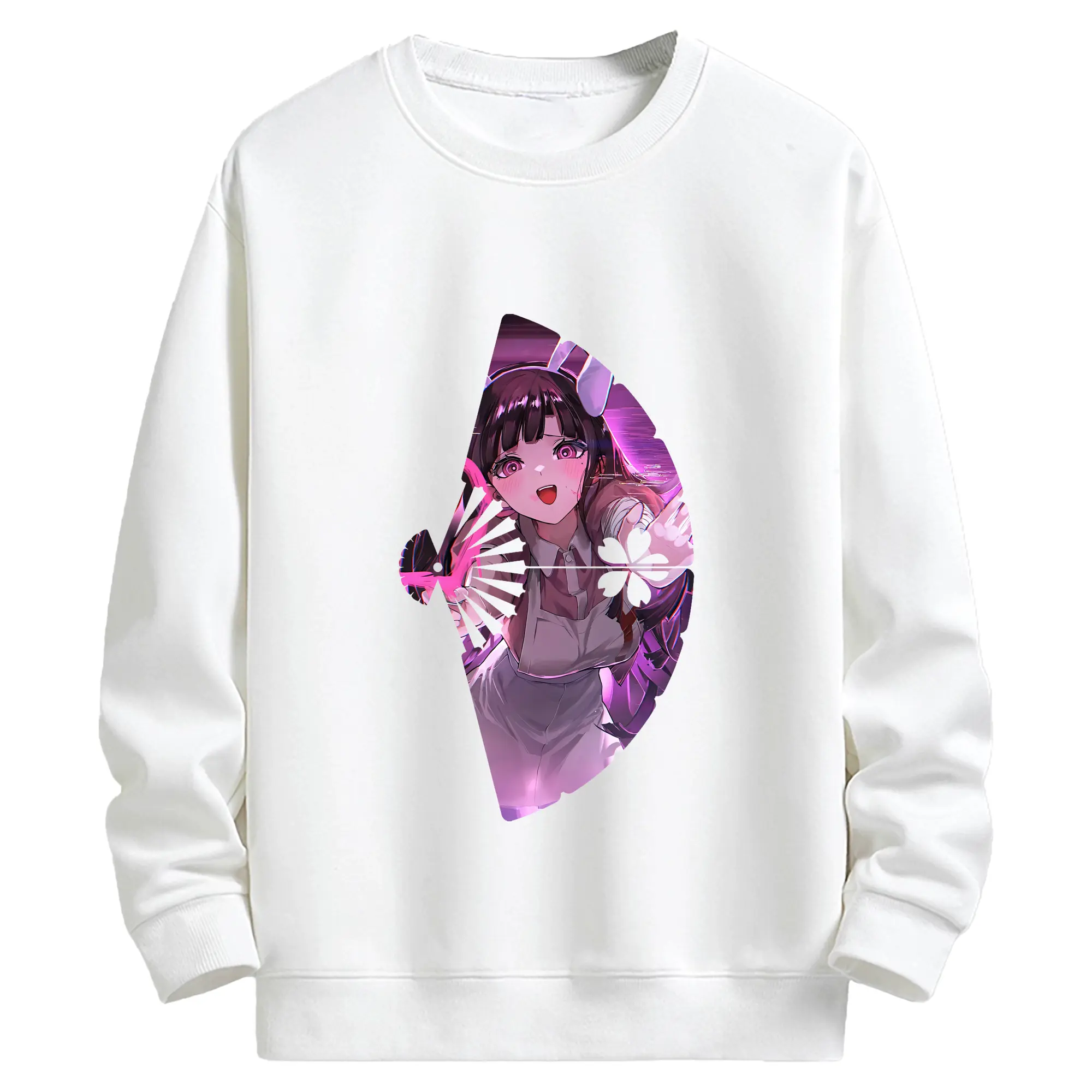 ダンガンロンパ グッズ,罪木蜜柑 - キッズ クルーネックスウェットシャツ ・ フロントプリント ・ 綿80％ ポリエステル20％ ・ 快適 通学 スポーツ 日常使い お散歩用