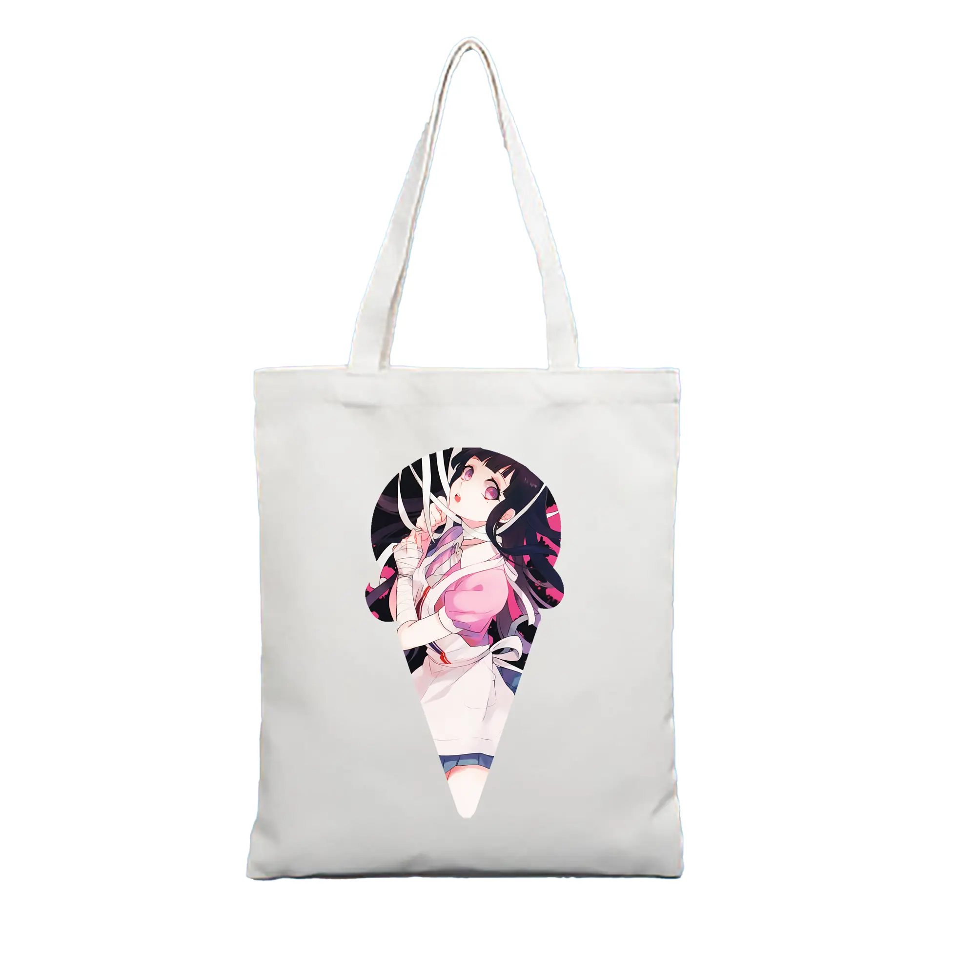 ダンガンロンパ グッズ,罪木蜜柑 - 縦型キャンバス手提げバッグ（トートバッグ） ・ キャンバス素材 ・ ショッピング用 ・ 軽量 丈夫 お手入れ簡単