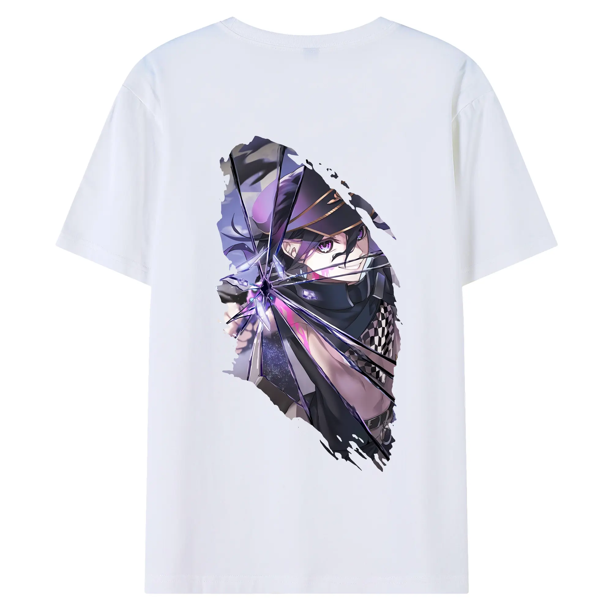 ダンガンロンパ グッズ,王馬小吉 - 綿100％ 半袖Tシャツ ・ バックプリント ・ 快適 通気性 ・ 日常使い 散歩 スポーツ用