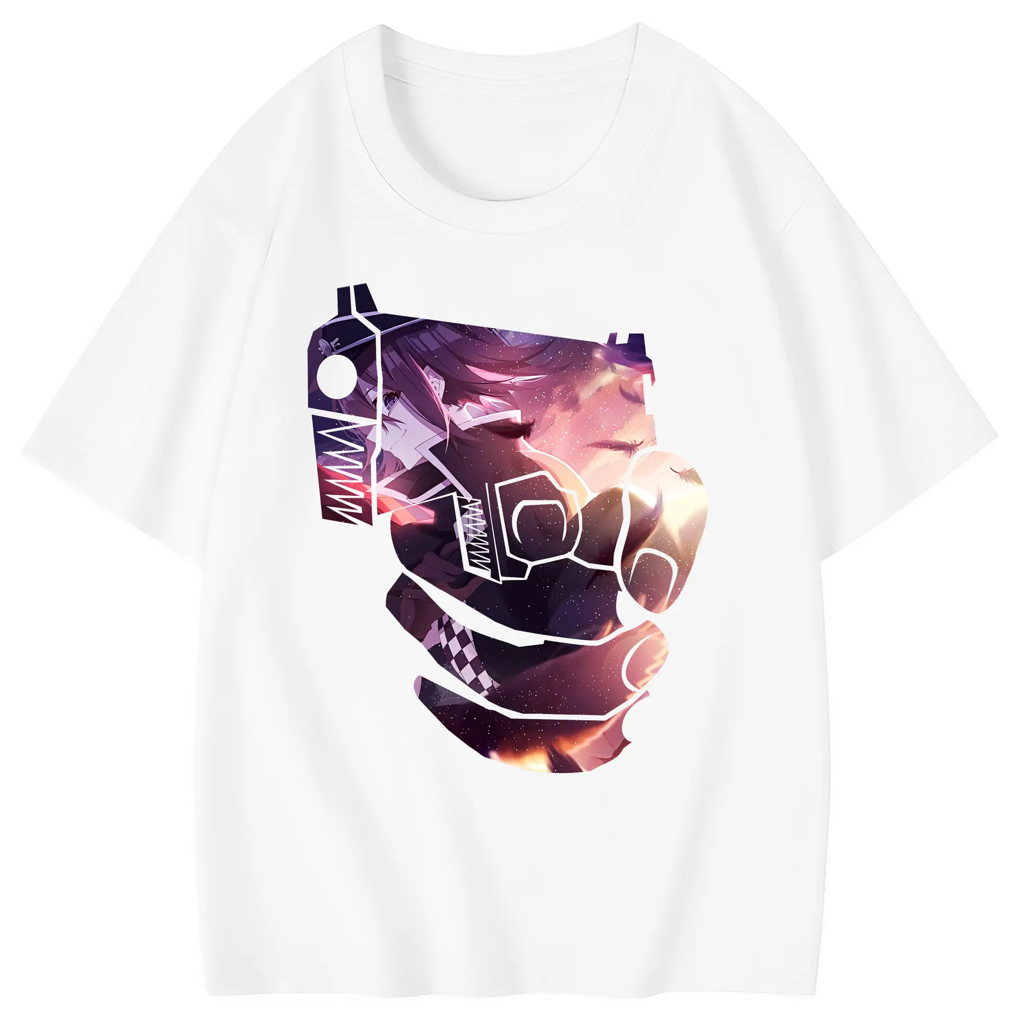 ダンガンロンパ グッズ,王馬小吉 - 綿100％ キッズTシャツ ・ フロントプリント ・ 快適 通気性 ・ スポーツ カジュアル 散歩用