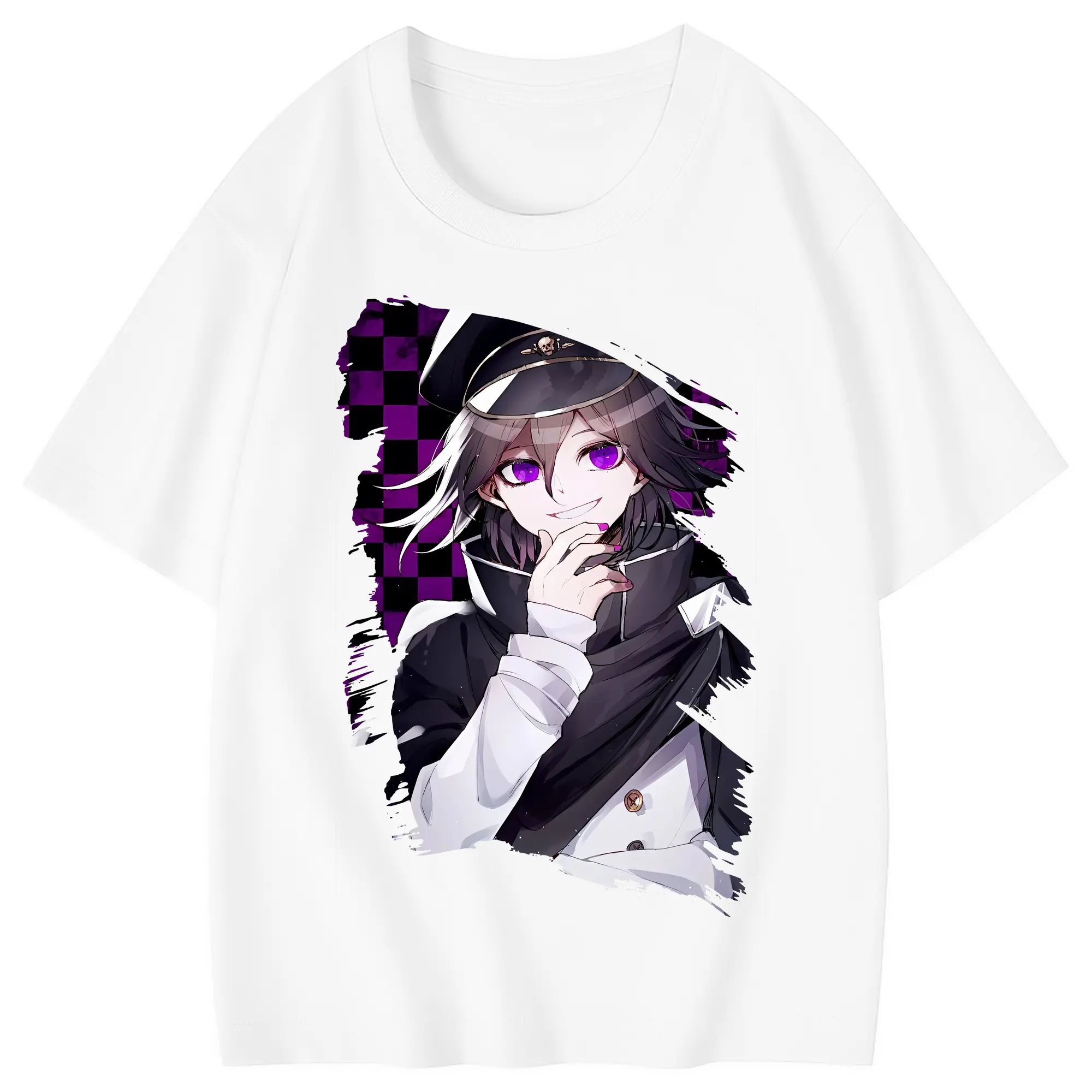 ダンガンロンパ グッズ,王馬小吉 - 綿100％ キッズTシャツ ・ フロントプリント ・ 快適 通気性 ・ スポーツ カジュアル 散歩用