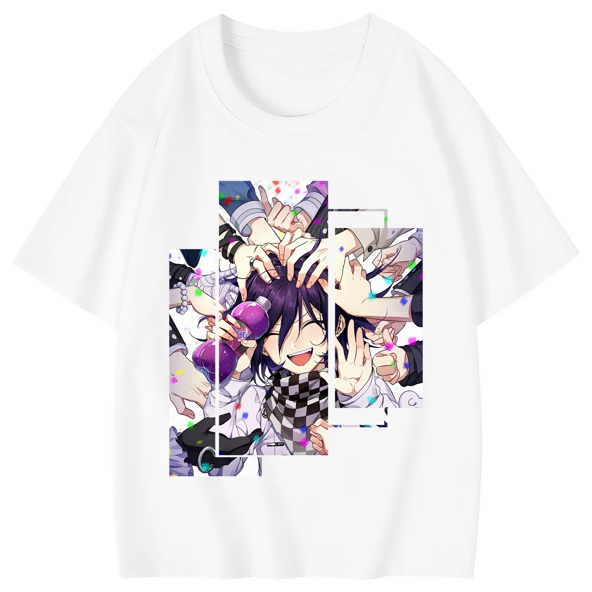 ダンガンロンパ グッズ,王馬小吉 - 綿100％ キッズTシャツ ・ フロントプリント ・ 快適 通気性 ・ スポーツ カジュアル 散歩用