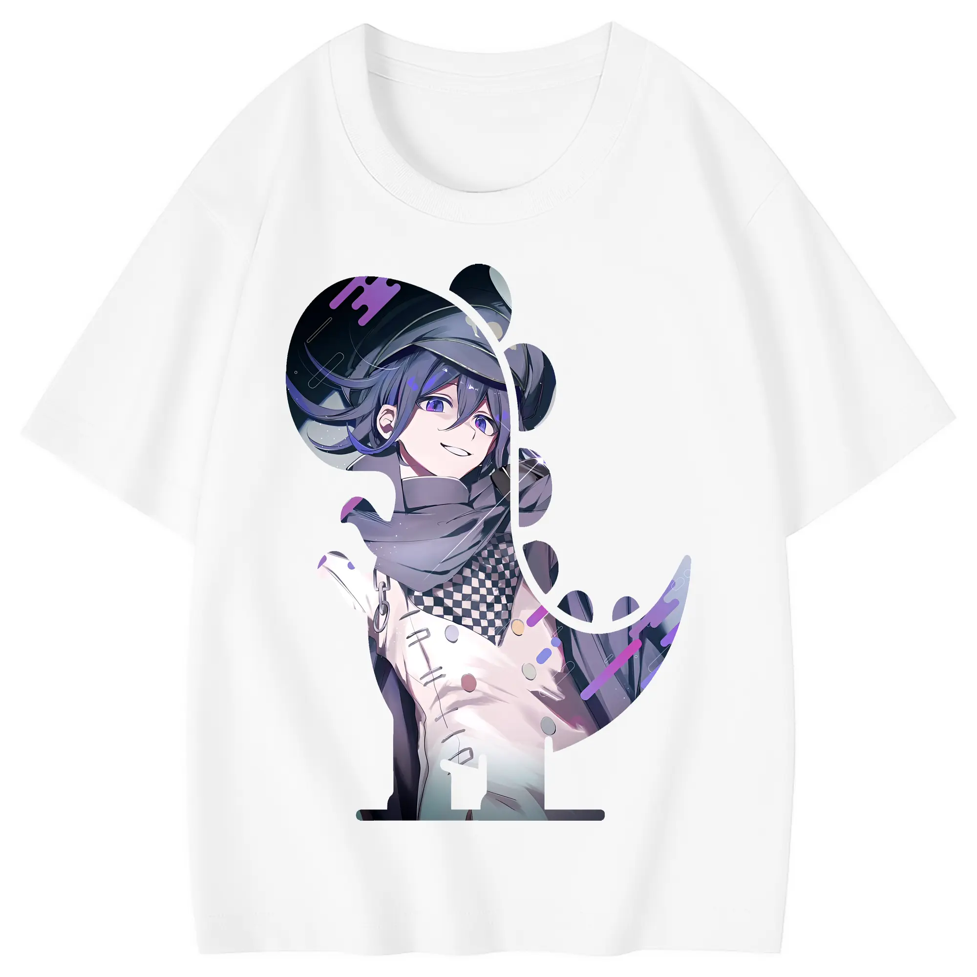 ダンガンロンパ グッズ,王馬小吉 - 綿100％ キッズTシャツ ・ フロントプリント ・ 快適 通気性 ・ スポーツ カジュアル 散歩用