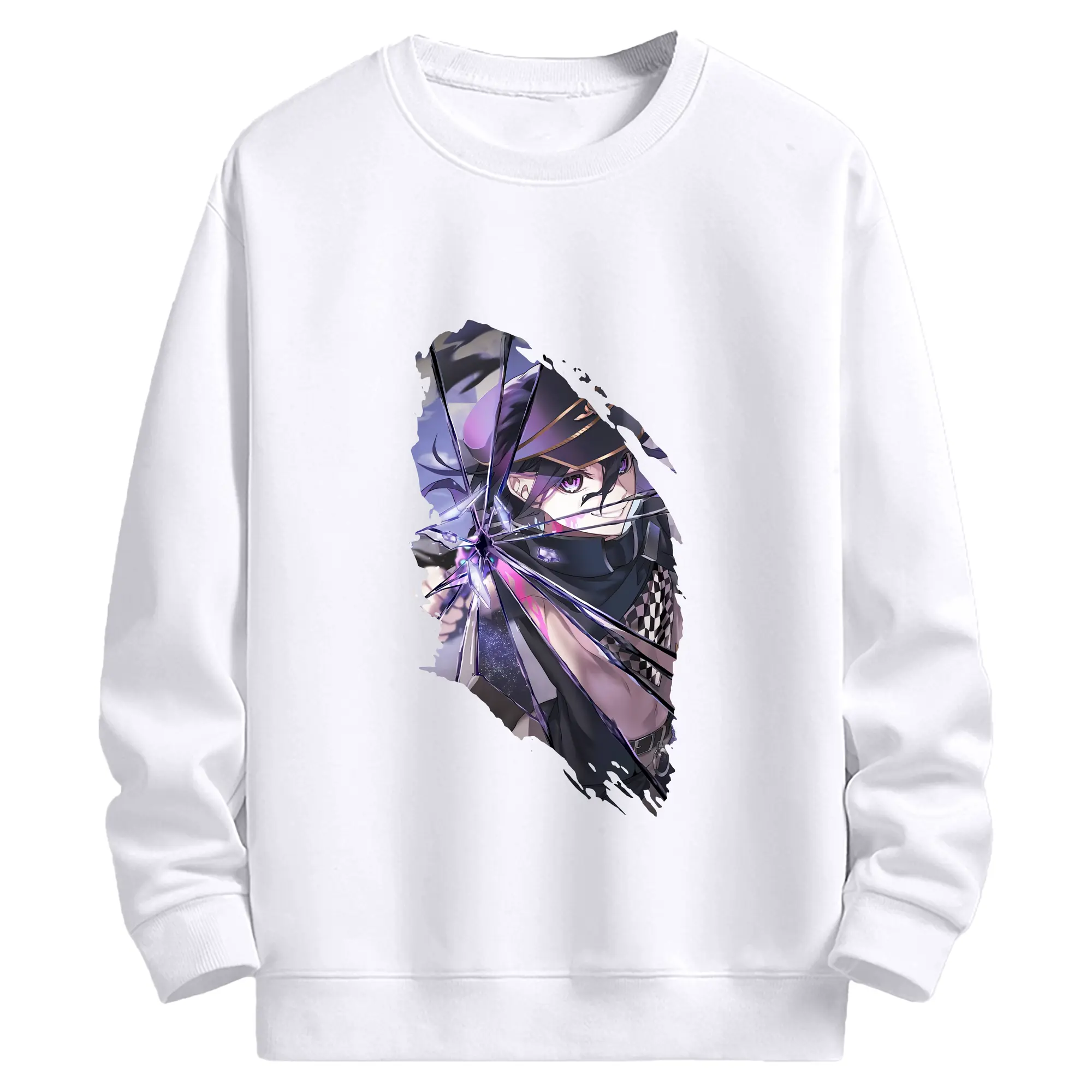 ダンガンロンパ グッズ,王馬小吉 - 高品質 クルーネック スウェット ・ コットン59％ ポリエステル41％ ・ ユニセックス 長袖 トレーナー ・ カジュアル デイリー スポーツ 散歩用