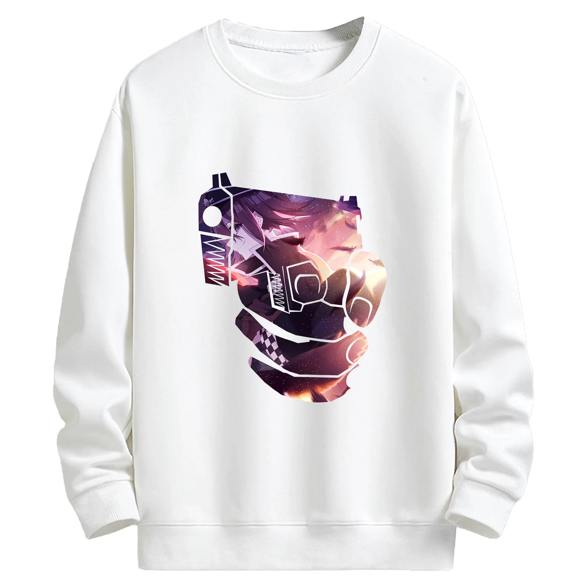 ダンガンロンパ グッズ,王馬小吉 - キッズ クルーネックスウェットシャツ ・ フロントプリント ・ 綿80％ ポリエステル20％ ・ 快適 通学 スポーツ 日常使い お散歩用