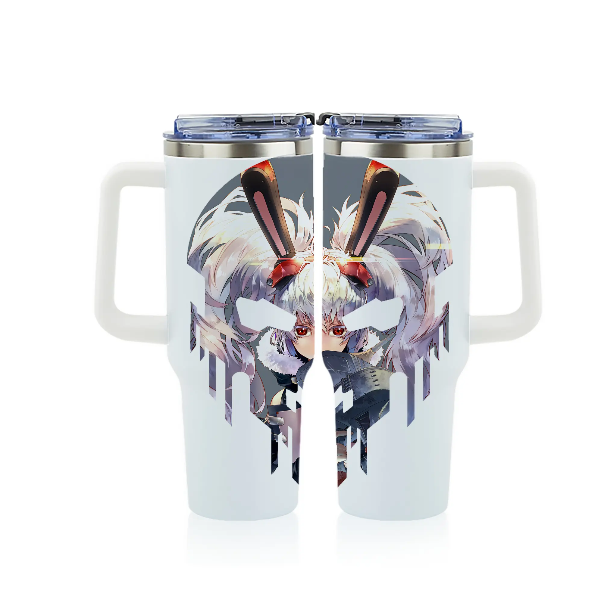 アズールレーン グッズ,ラフィー - 1200mL フルプリント車用タンブラー ・ 304ステンレス 内側 ・ 201ステンレス 外側 ・ 保温 保冷 ・ 通勤 ドライブ アウトドア用