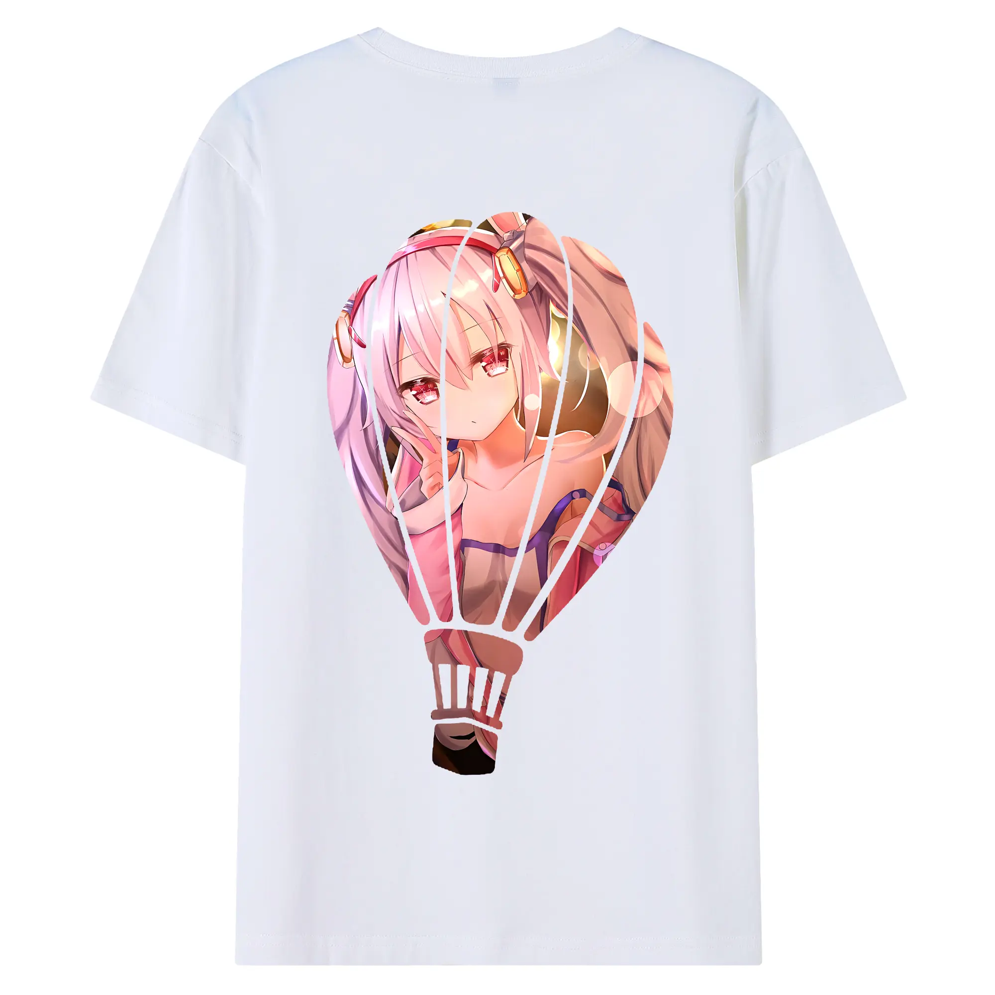 アズールレーン グッズ,ラフィー - 綿100％ 半袖Tシャツ ・ バックプリント ・ 快適 通気性 ・ 日常使い 散歩 スポーツ用