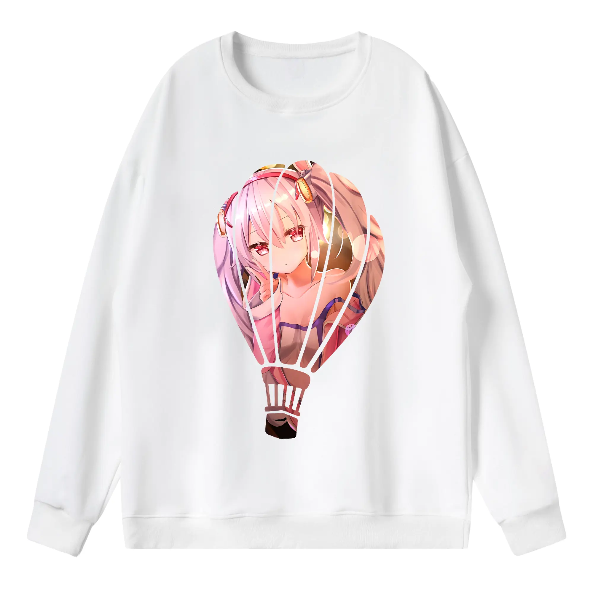 アズールレーン グッズ,ラフィー - 薄手 クルーネック スウェット 裏毛260g · ポリエステル 春秋向け カジュアル 男女兼用 · トレーナー デイリー スポーツ 散歩に最適