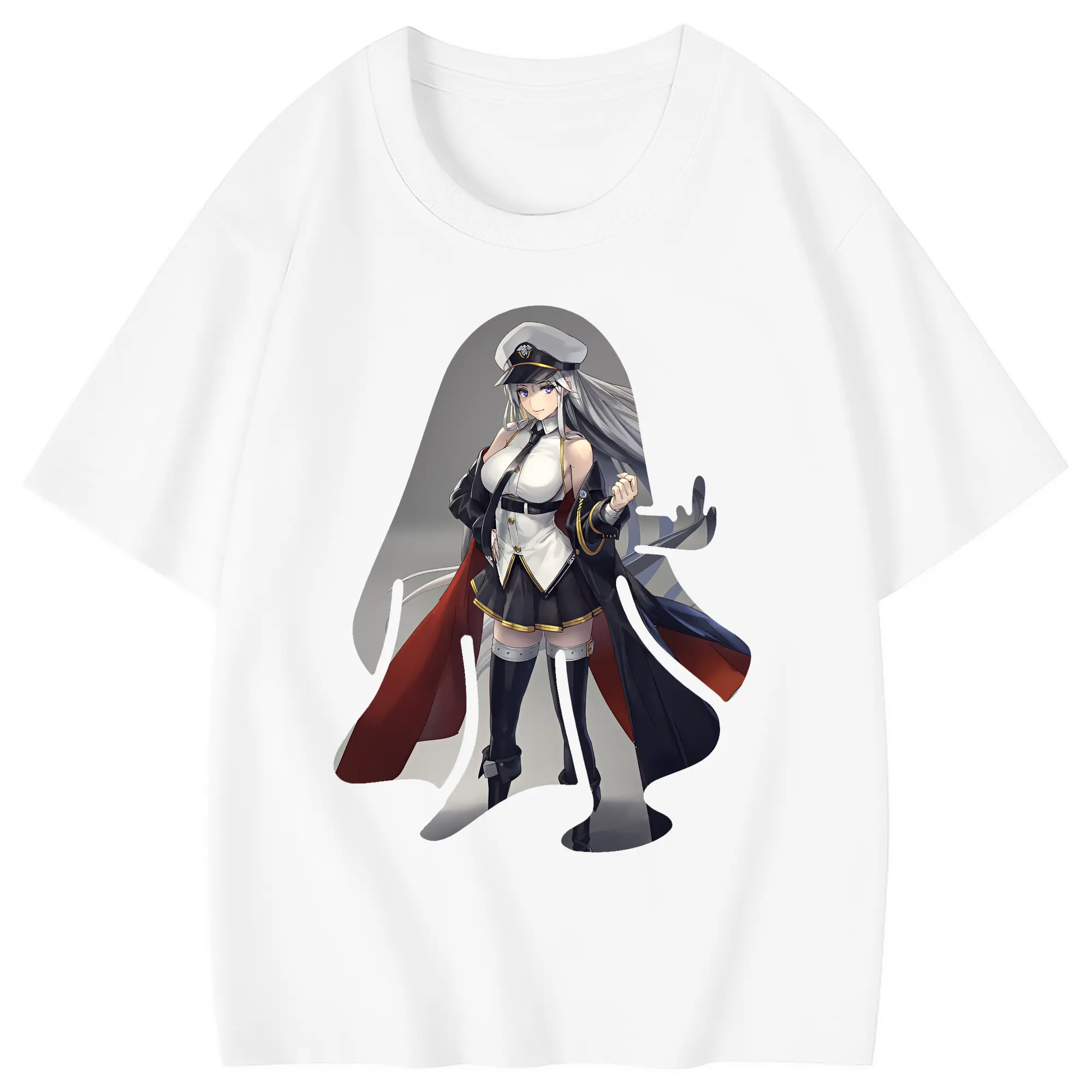 アズールレーン グッズ,エンタープライズ - 綿100％ キッズTシャツ ・ フロントプリント ・ 快適 通気性 ・ スポーツ カジュアル 散歩用