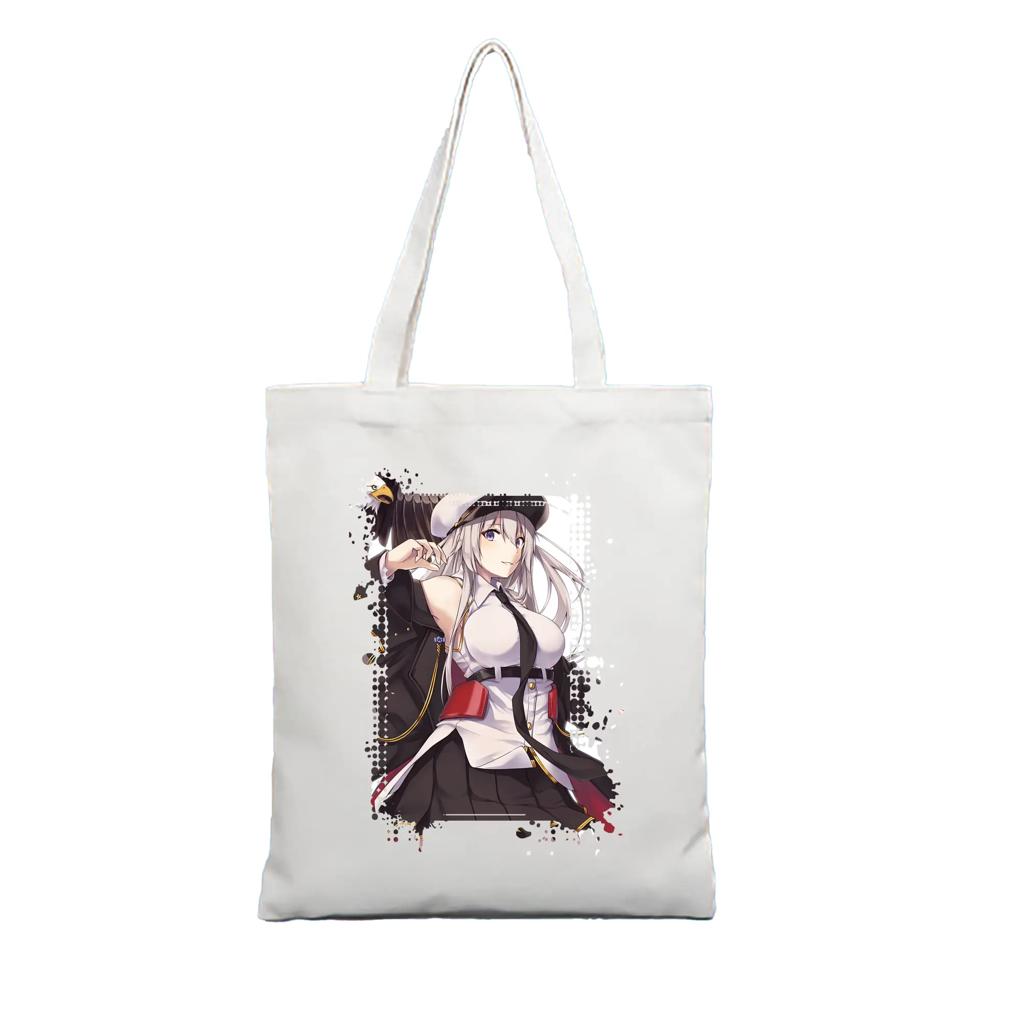 アズールレーン グッズ,エンタープライズ - 縦型キャンバス手提げバッグ（トートバッグ） ・ キャンバス素材 ・ ショッピング用 ・ 軽量 丈夫 お手入れ簡単