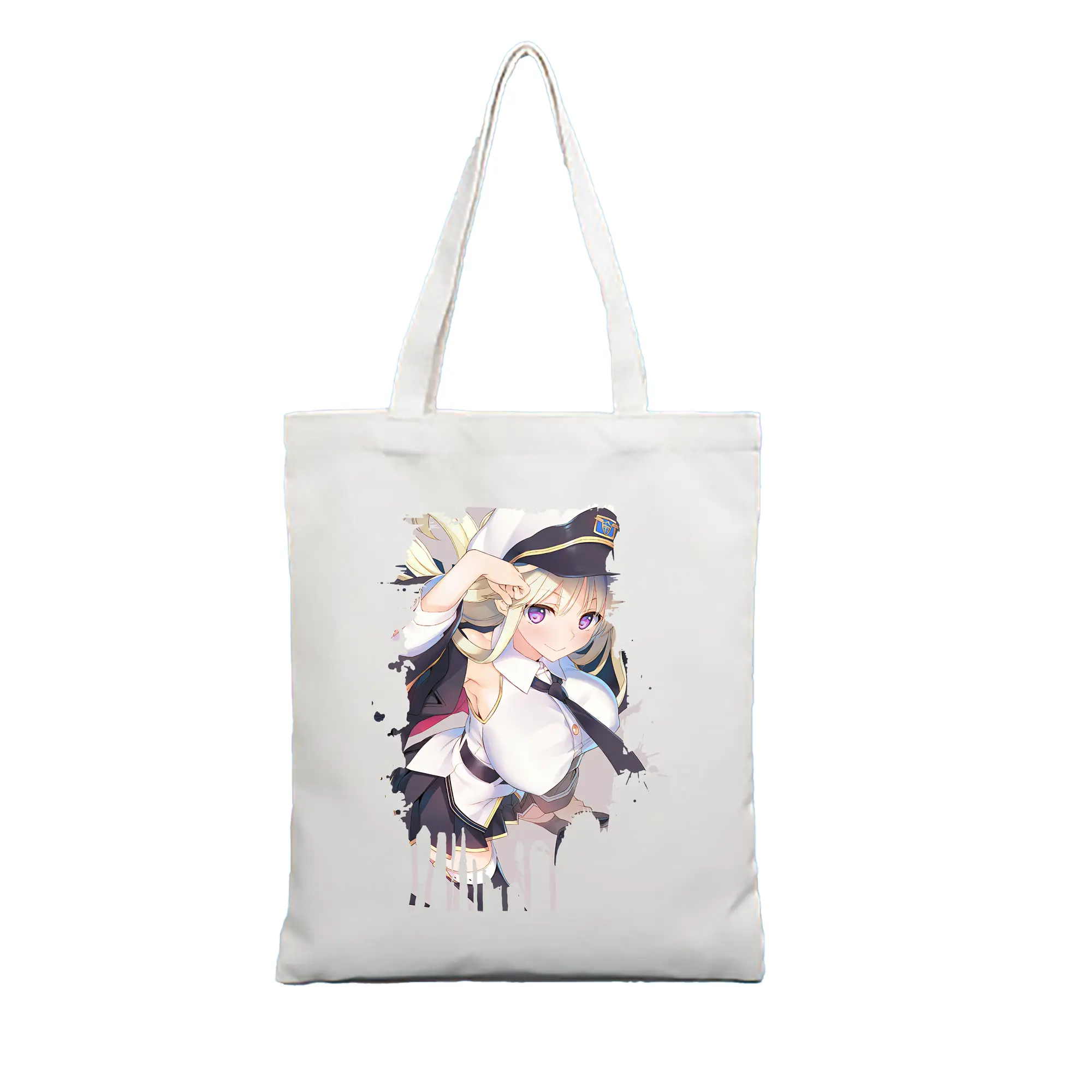 アズールレーン グッズ,エンタープライズ - 縦型キャンバス手提げバッグ（トートバッグ） ・ キャンバス素材 ・ ショッピング用 ・ 軽量 丈夫 お手入れ簡単