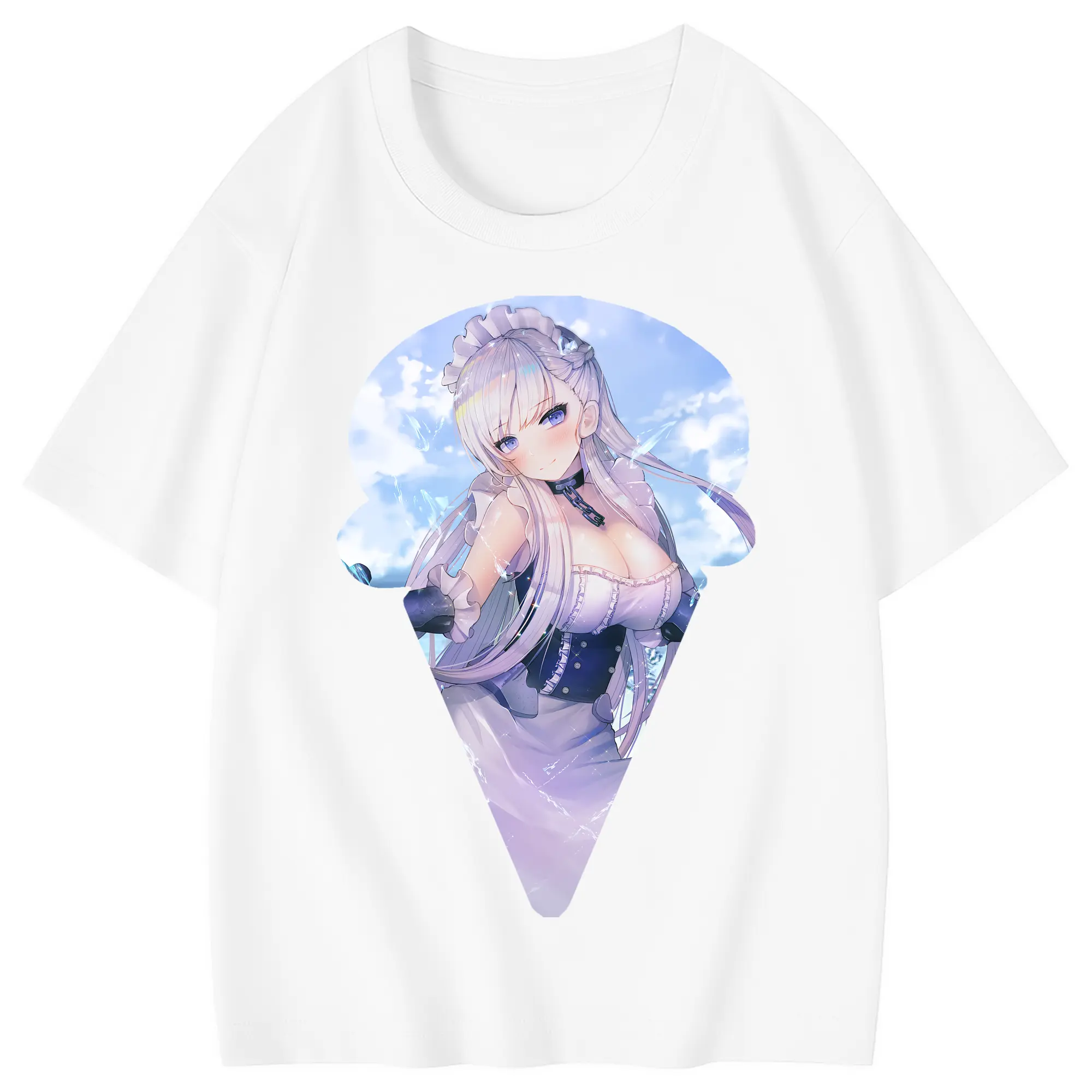 アズールレーン グッズ,ベルファスト - 綿100％ キッズTシャツ ・ フロントプリント ・ 快適 通気性 ・ スポーツ カジュアル 散歩用