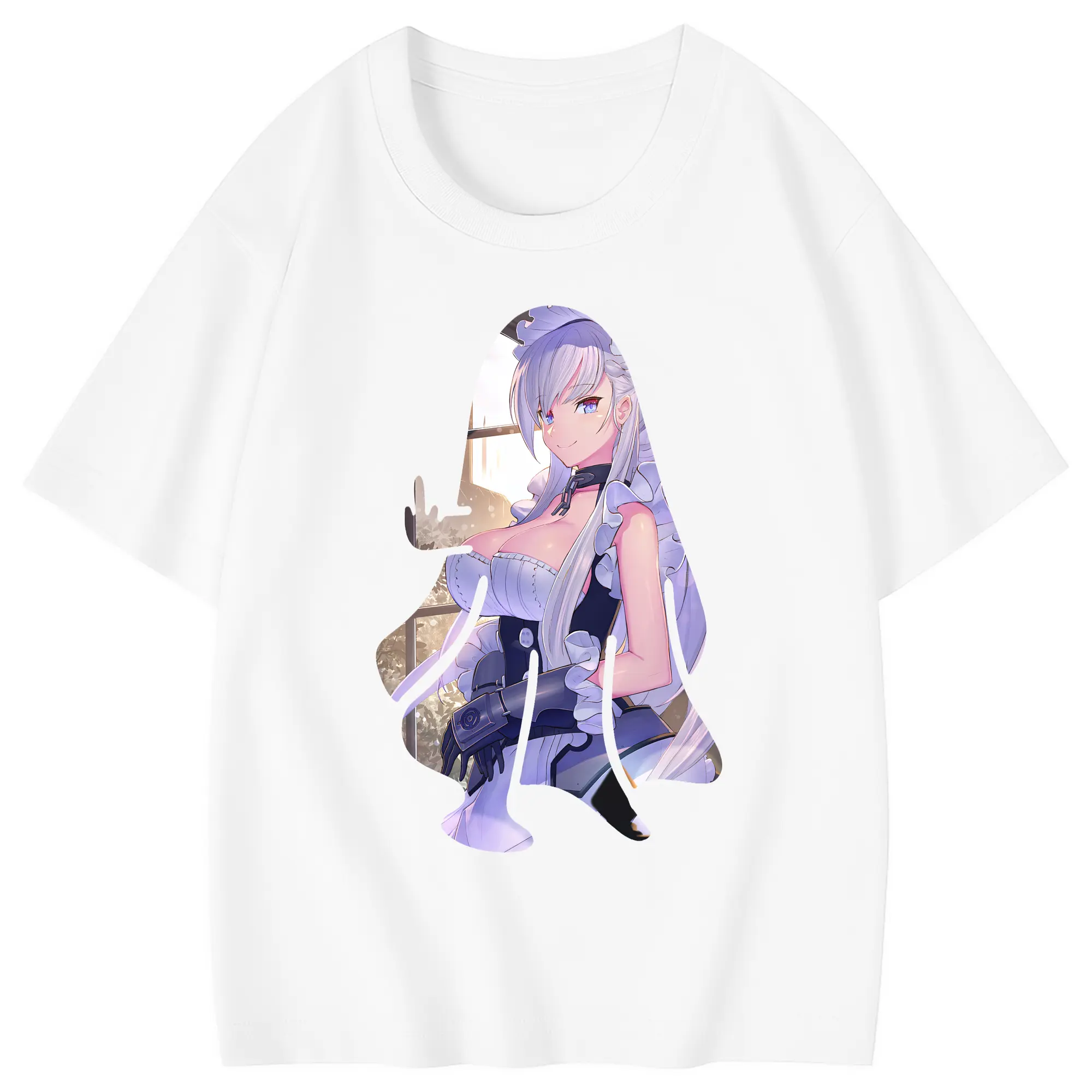 アズールレーン グッズ,ベルファスト - 綿100％ キッズTシャツ ・ フロントプリント ・ 快適 通気性 ・ スポーツ カジュアル 散歩用